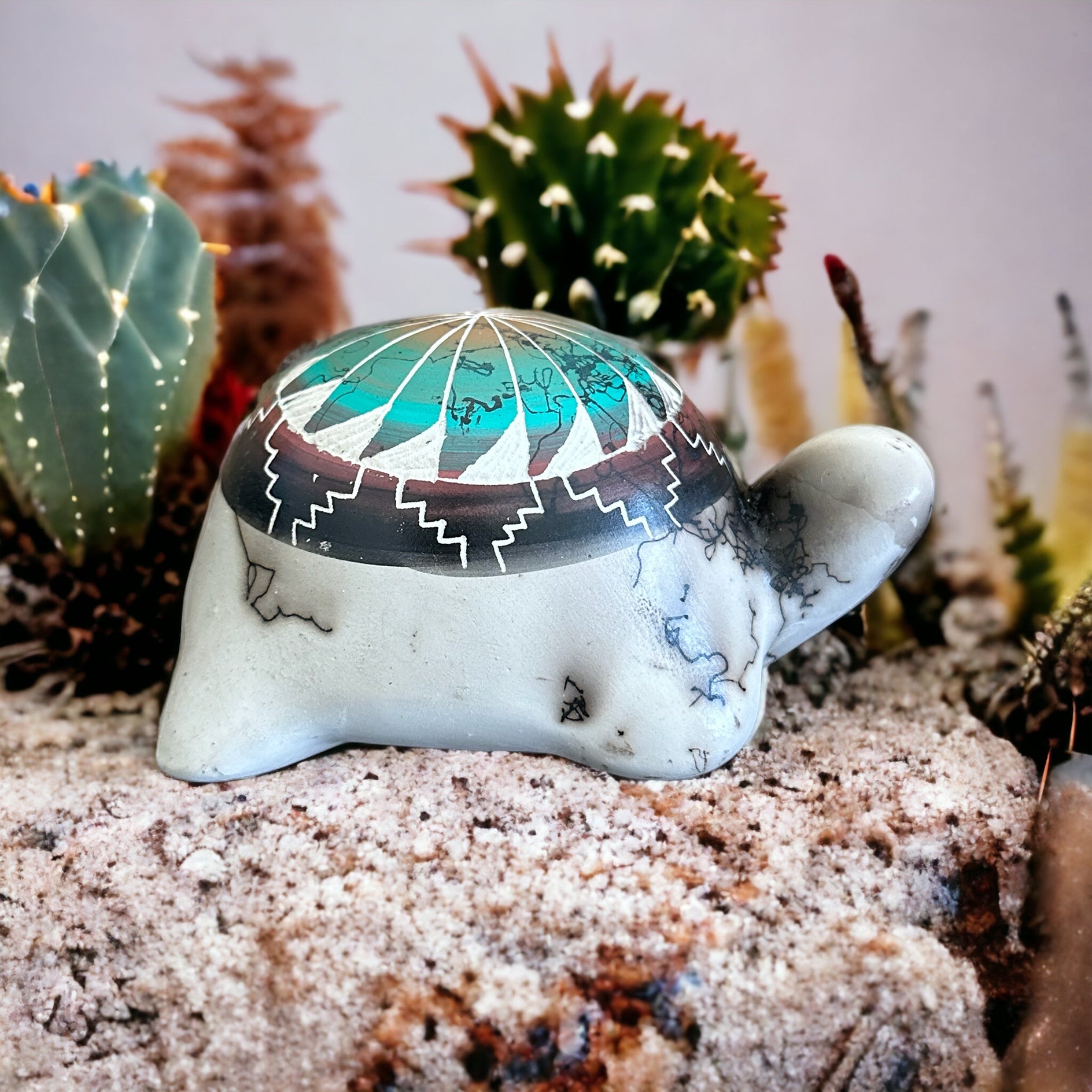 Vanessa Sam Navajo Made Turtle Pottery
