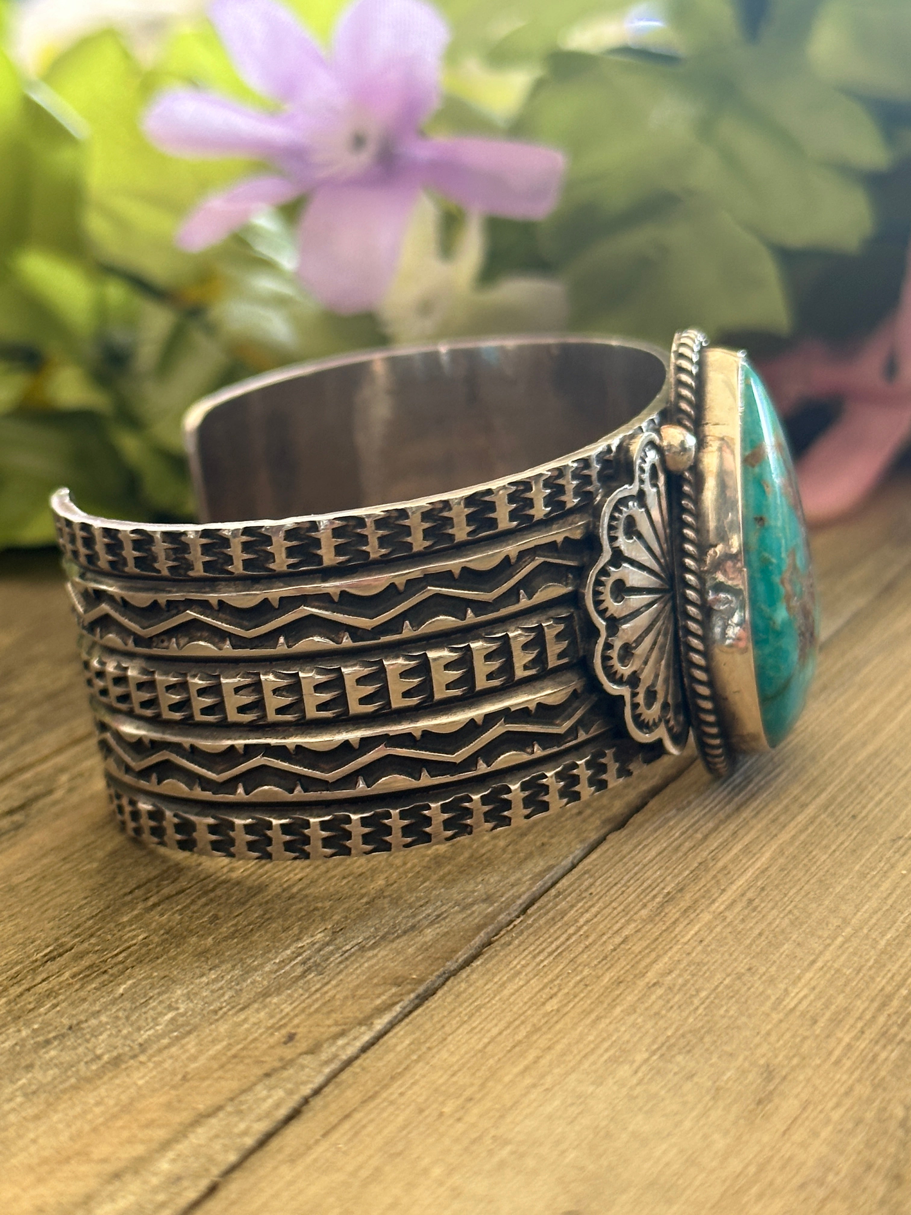 Sunshine Reeves Sonoran Mountain Turquoise & Sterling Silver Cuff Bracelet