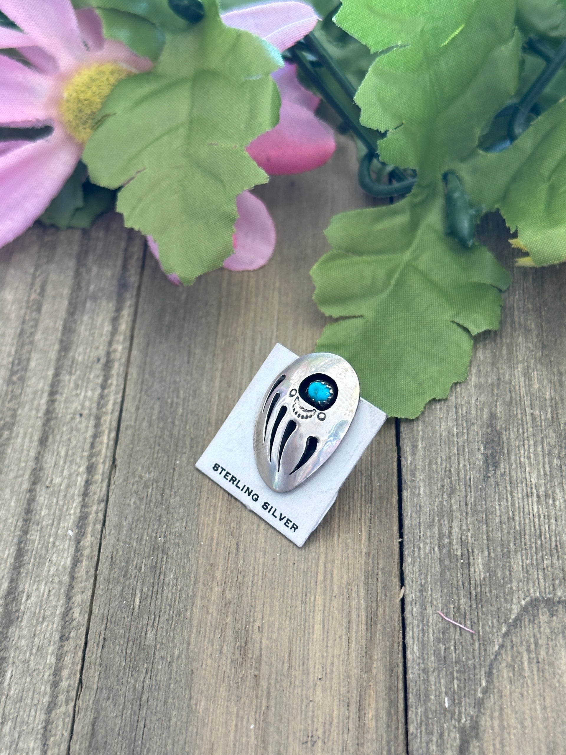 Irvin Begay Sterling Silver Tie Tack