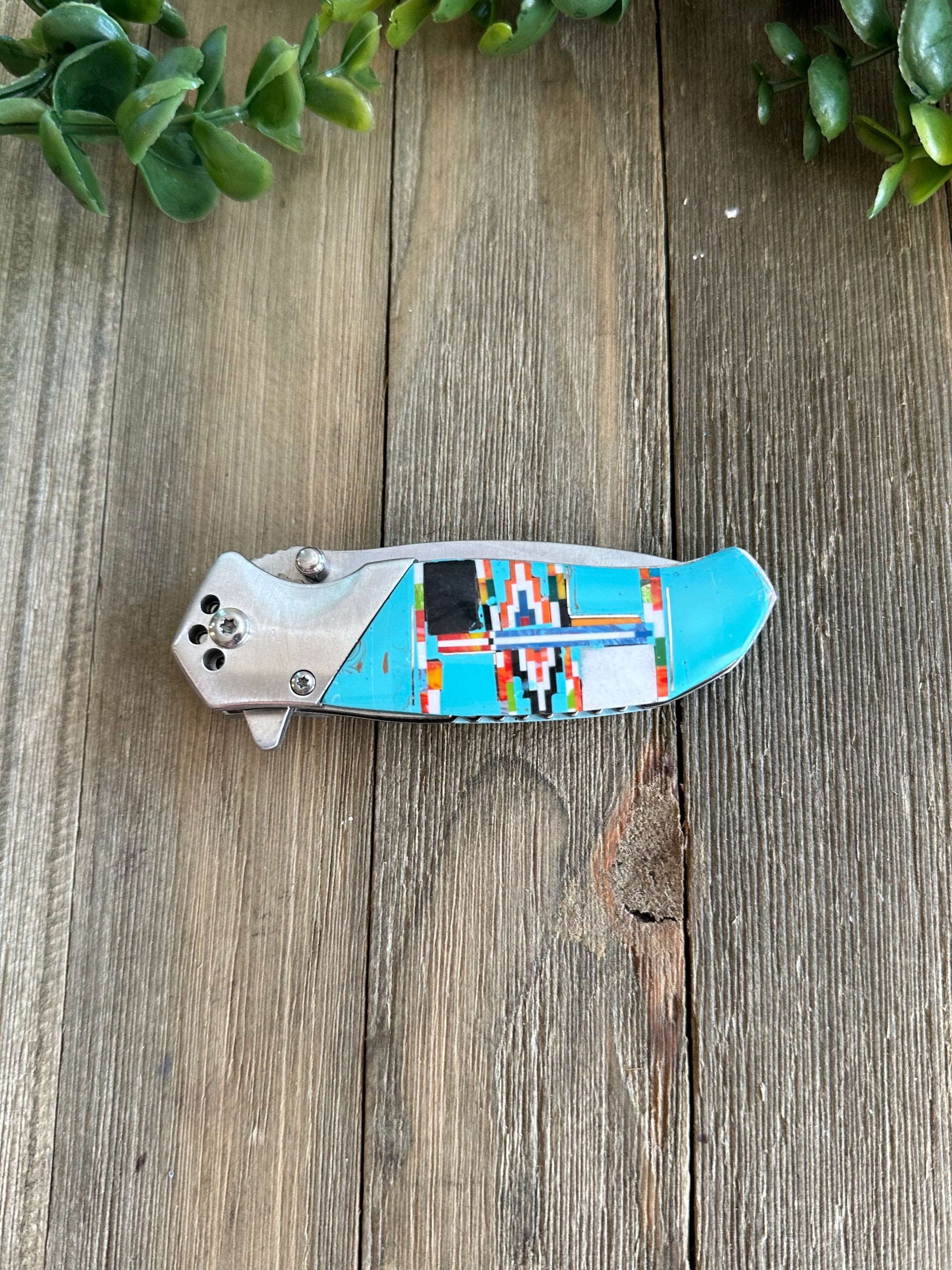 Southwest Made Stainless Steel Pocket Knife
