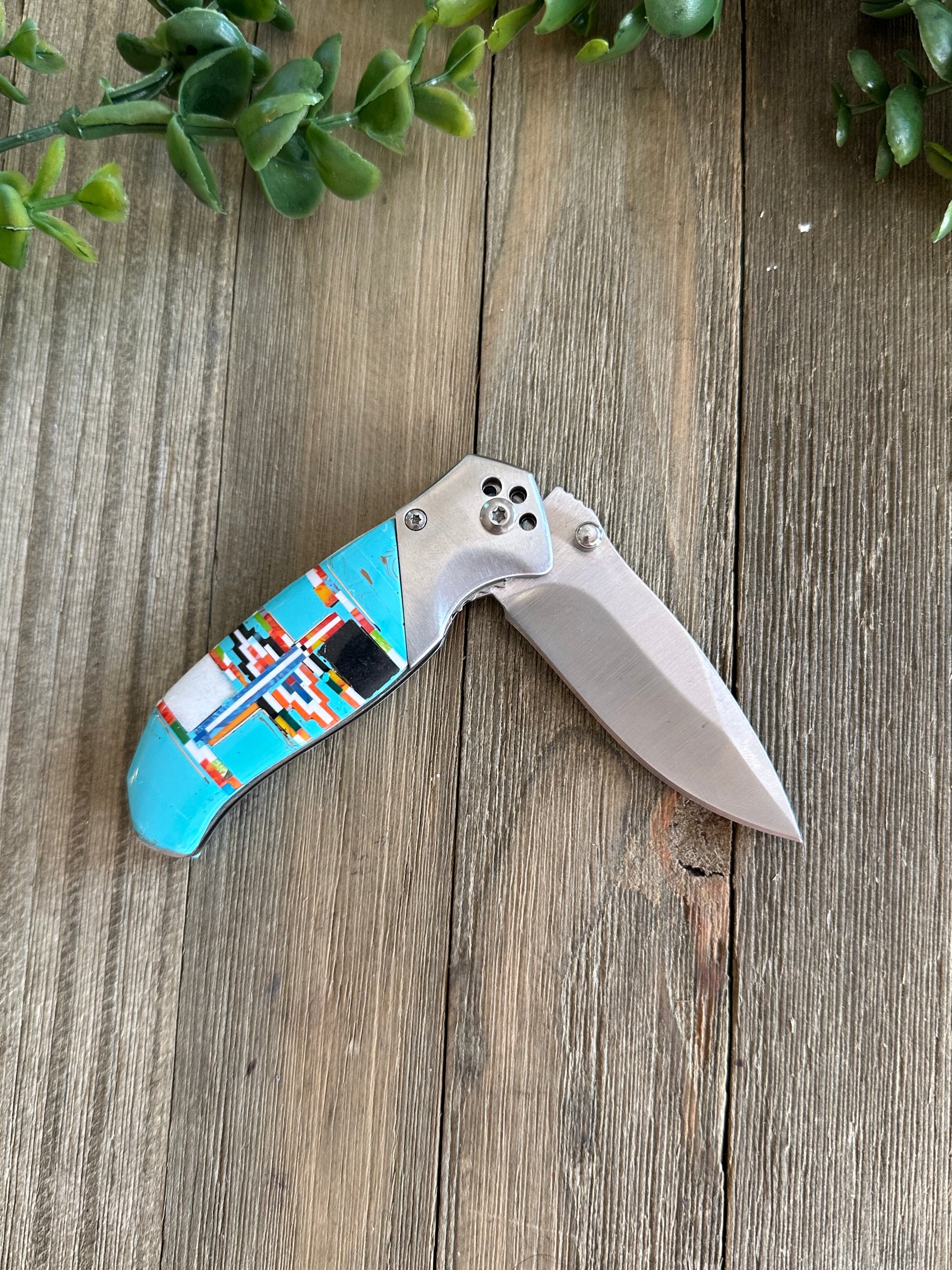 Southwest Made Stainless Steel Pocket Knife