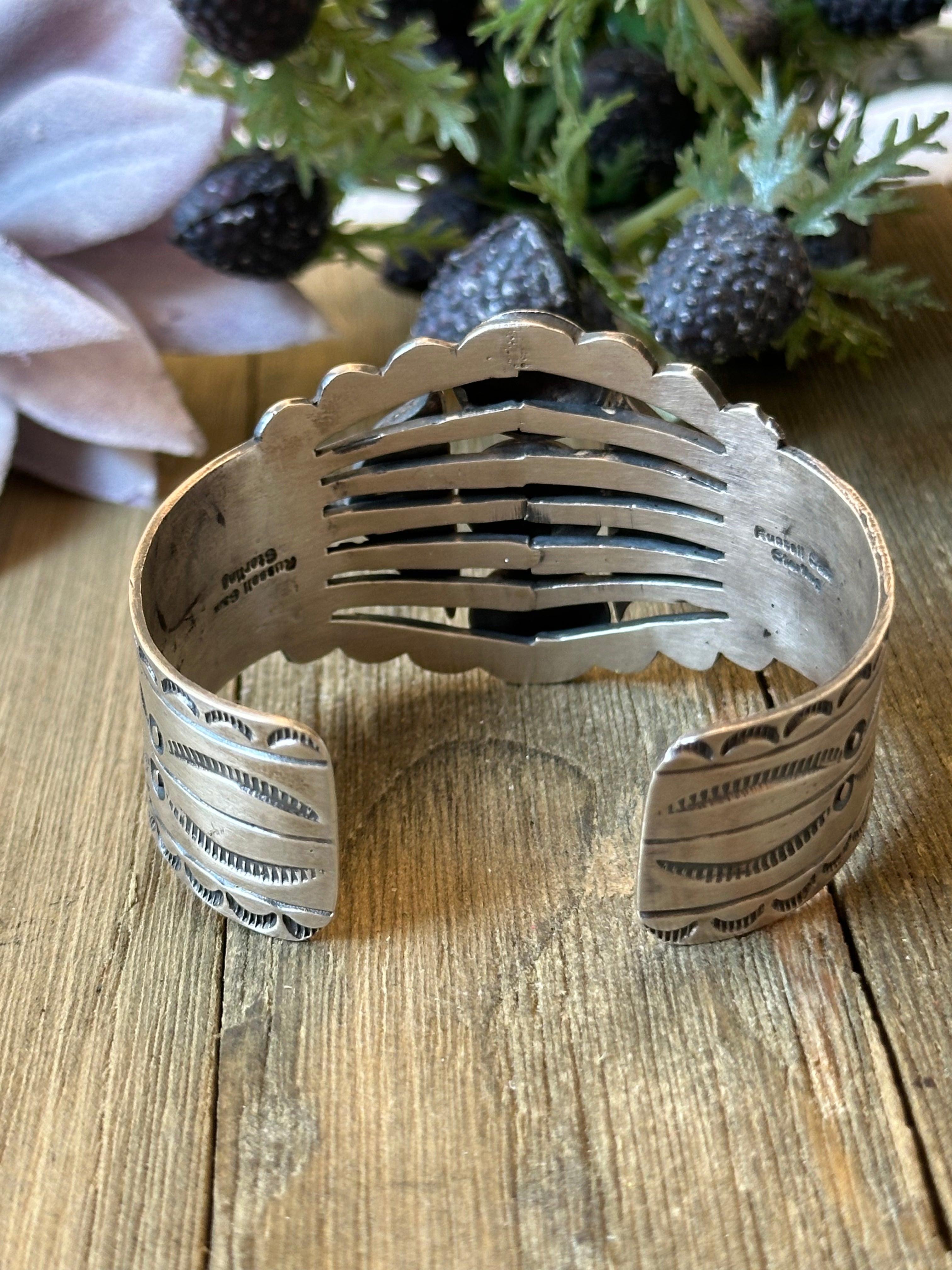 Russell Sam Sterling Silver Cuff Bracelet