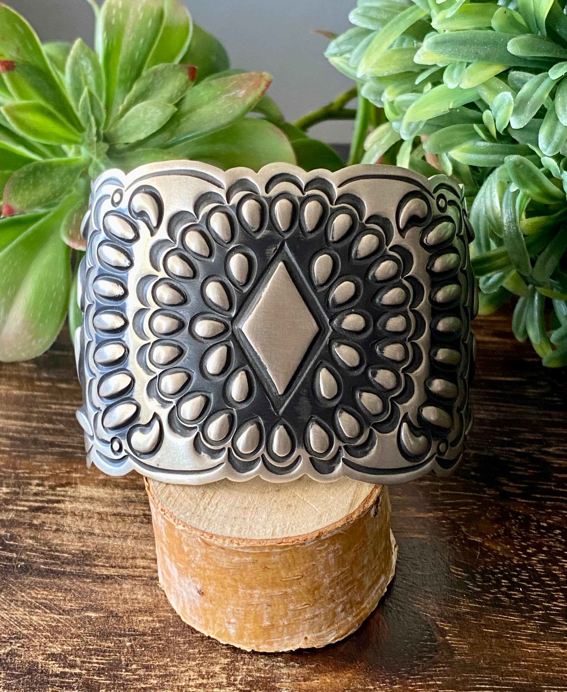 Leander Tahe Sterling Silver Cuff Bracelet