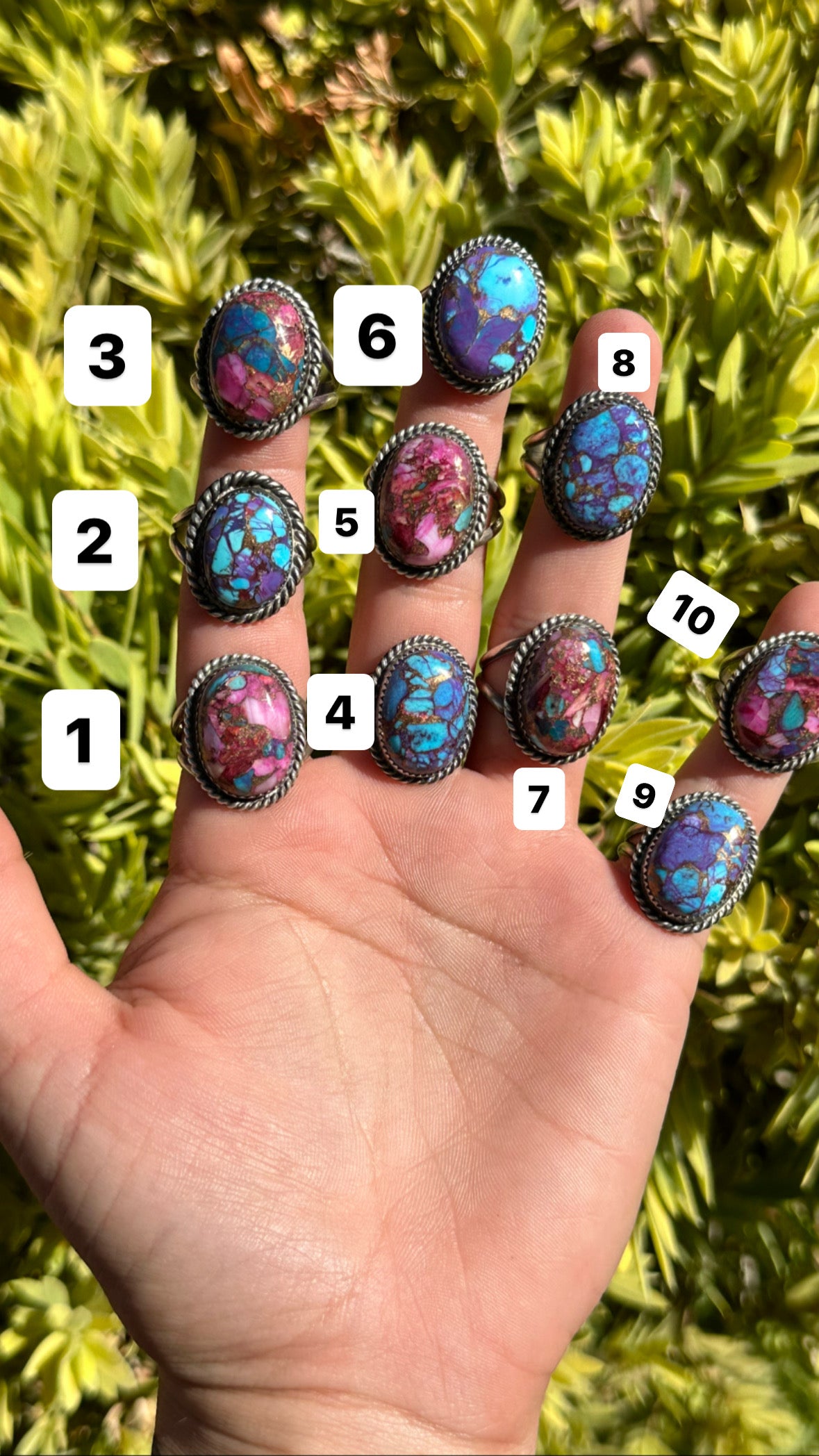 Navajo Made Mohave Turquoise & Sterling Silver Ring