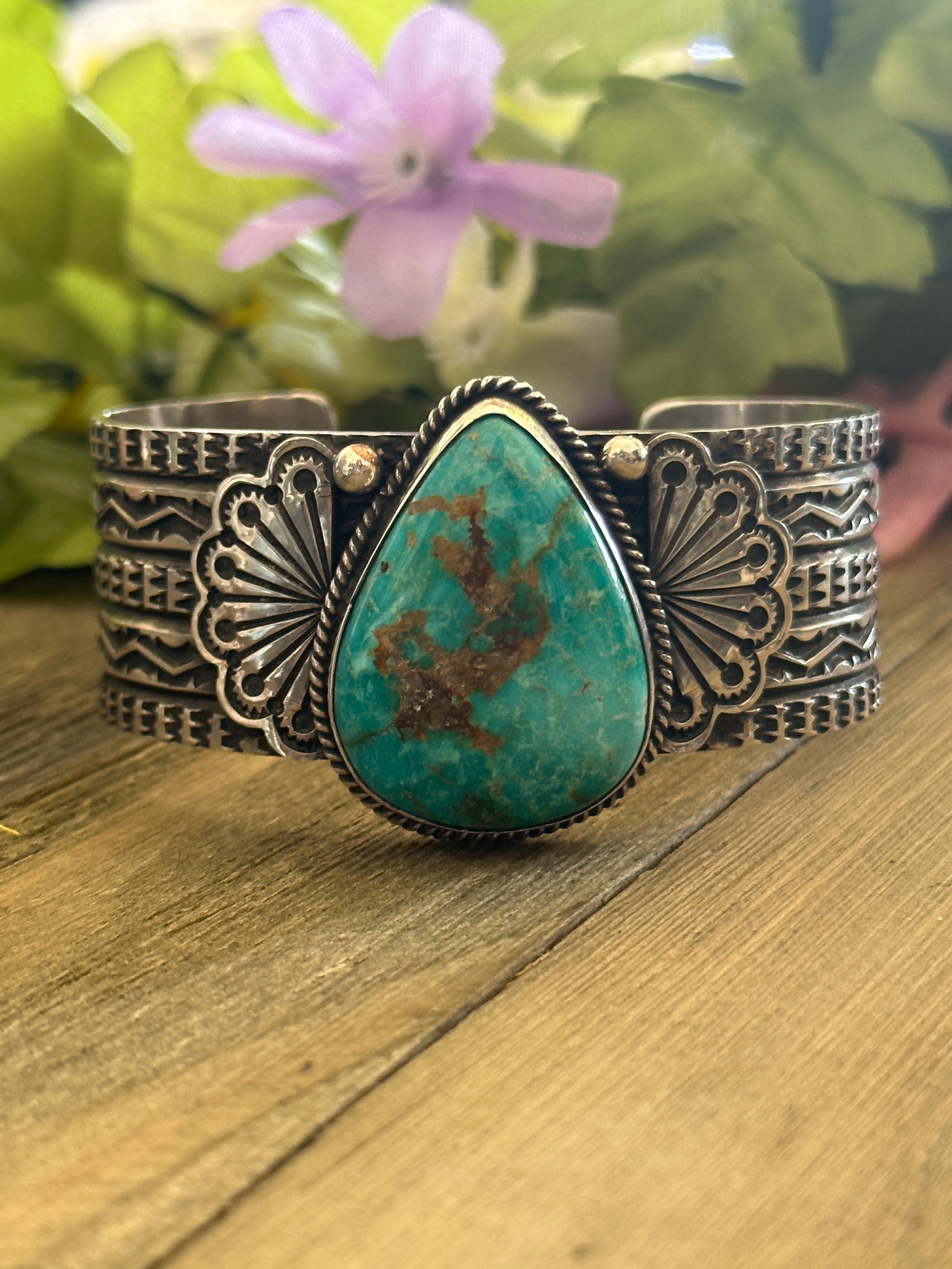 Sunshine Reeves Sonoran Mountain Turquoise & Sterling Silver Cuff Bracelet