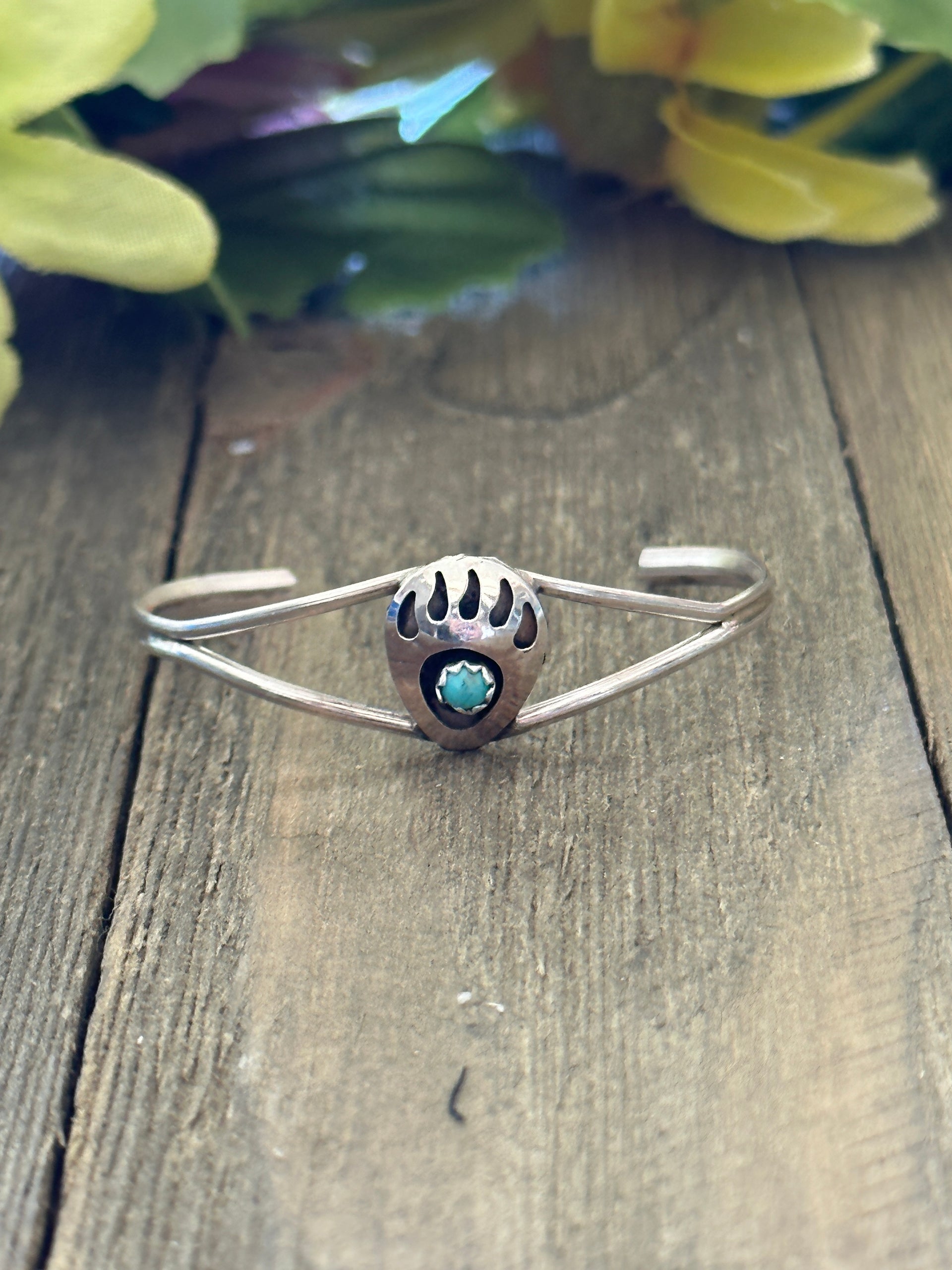 Navajo Made Sterling Silver Cuff Bracelet