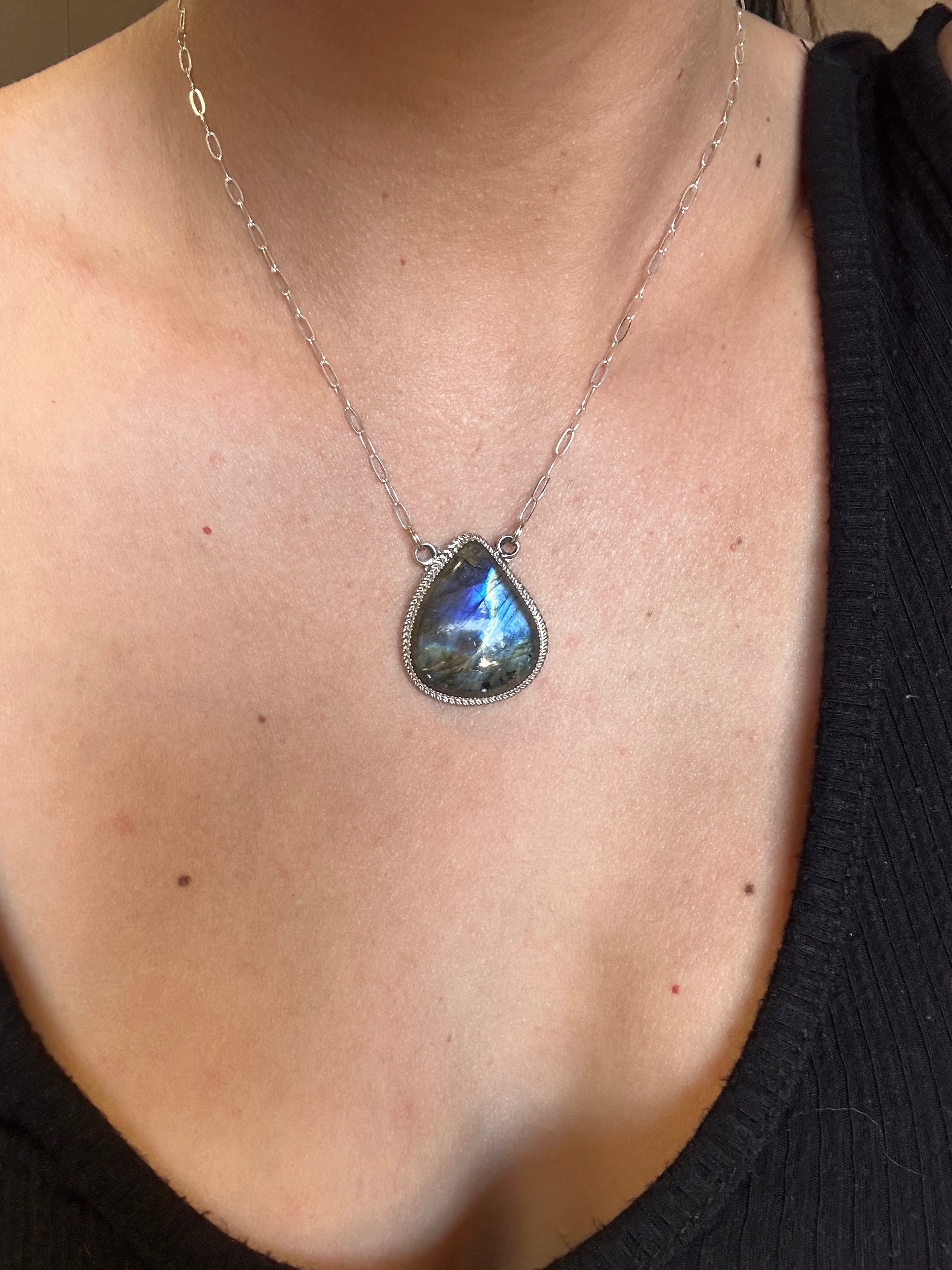 Reda Galvan Labradorite & Sterling Silver Necklace