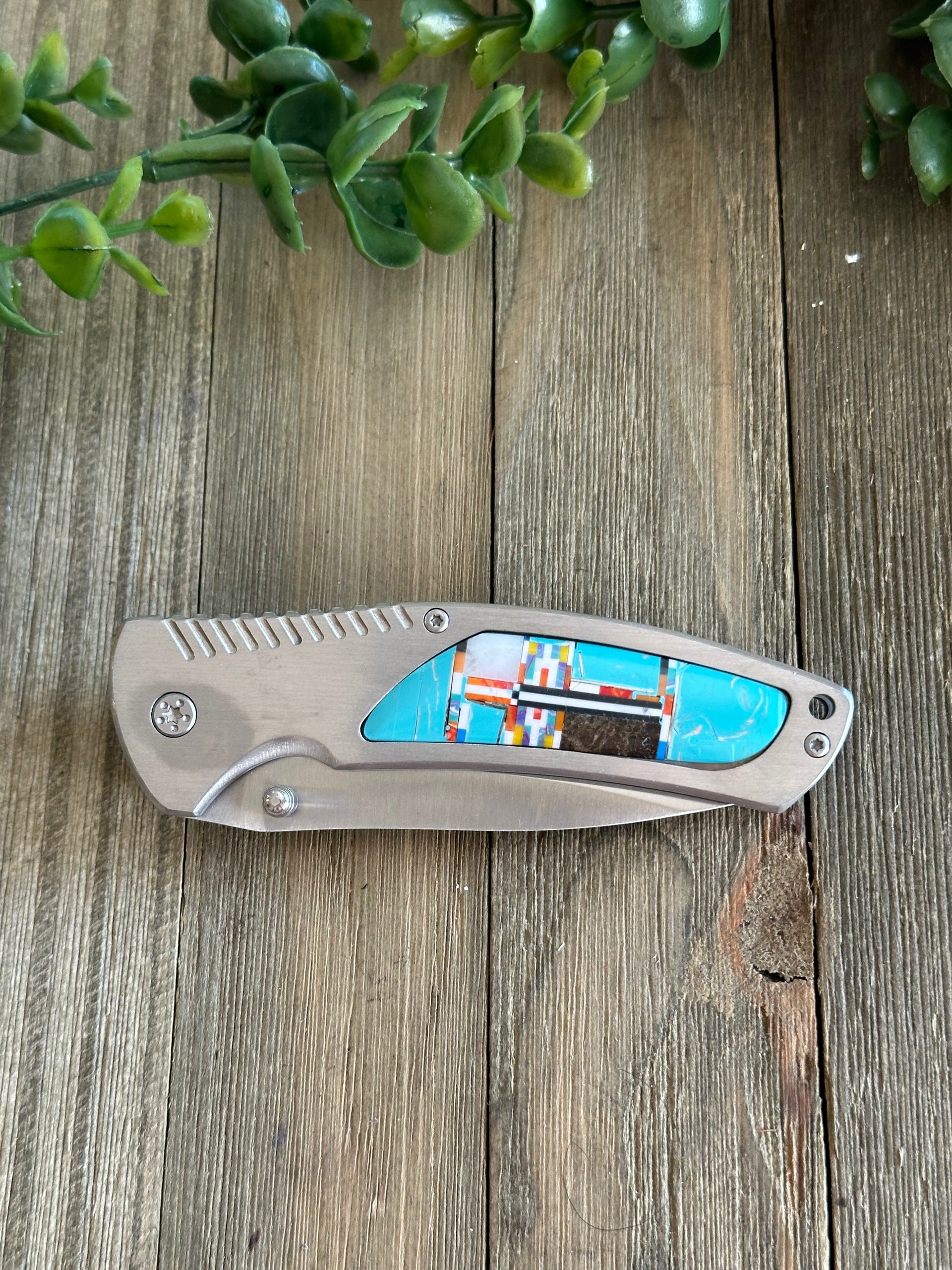 Southwest Made Stainless Steel Pocket Knife
