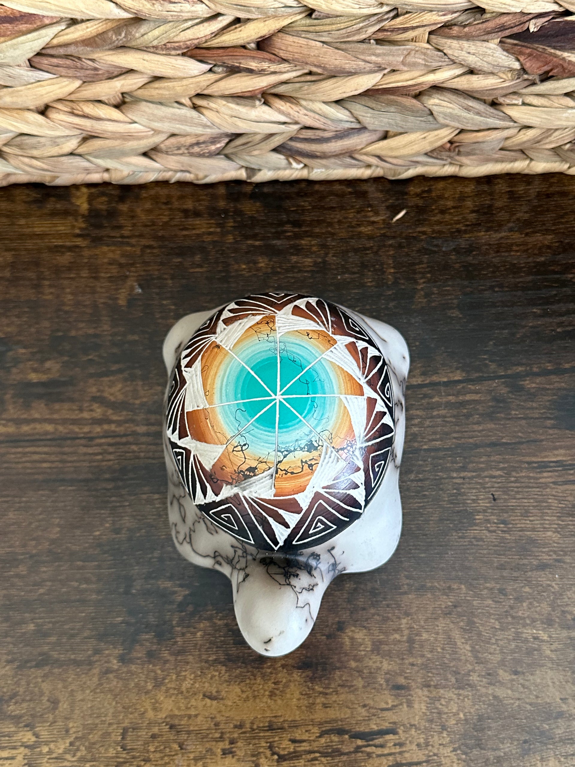 Vanessa Sam Navajo Made Turtle Pottery