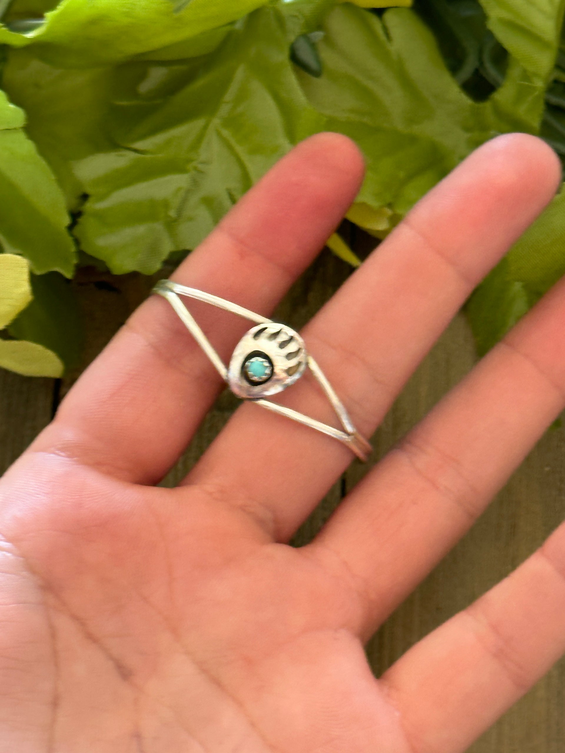 Navajo Made Sterling Silver Cuff Bracelet