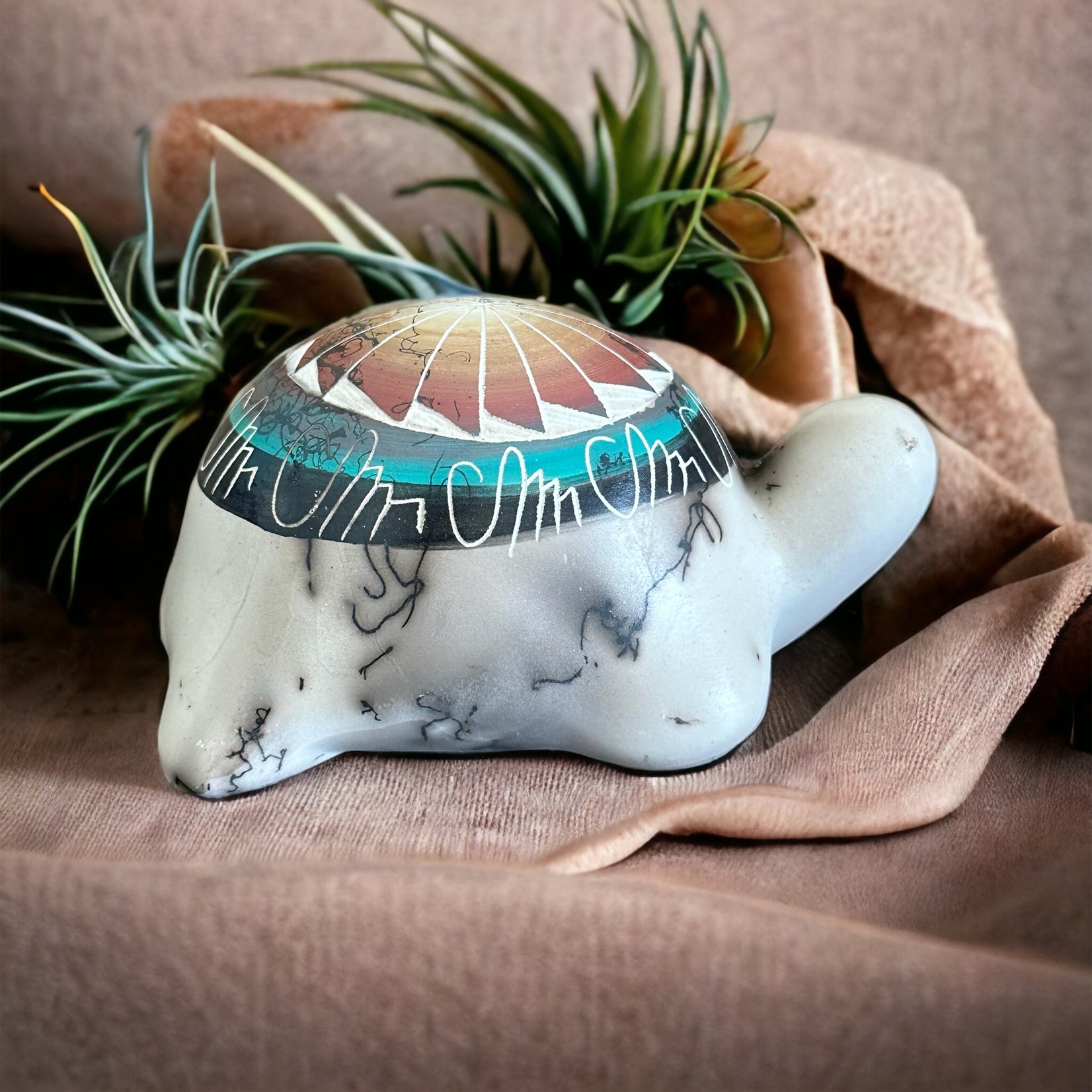Vanessa Sam Navajo Made Turtle Pottery