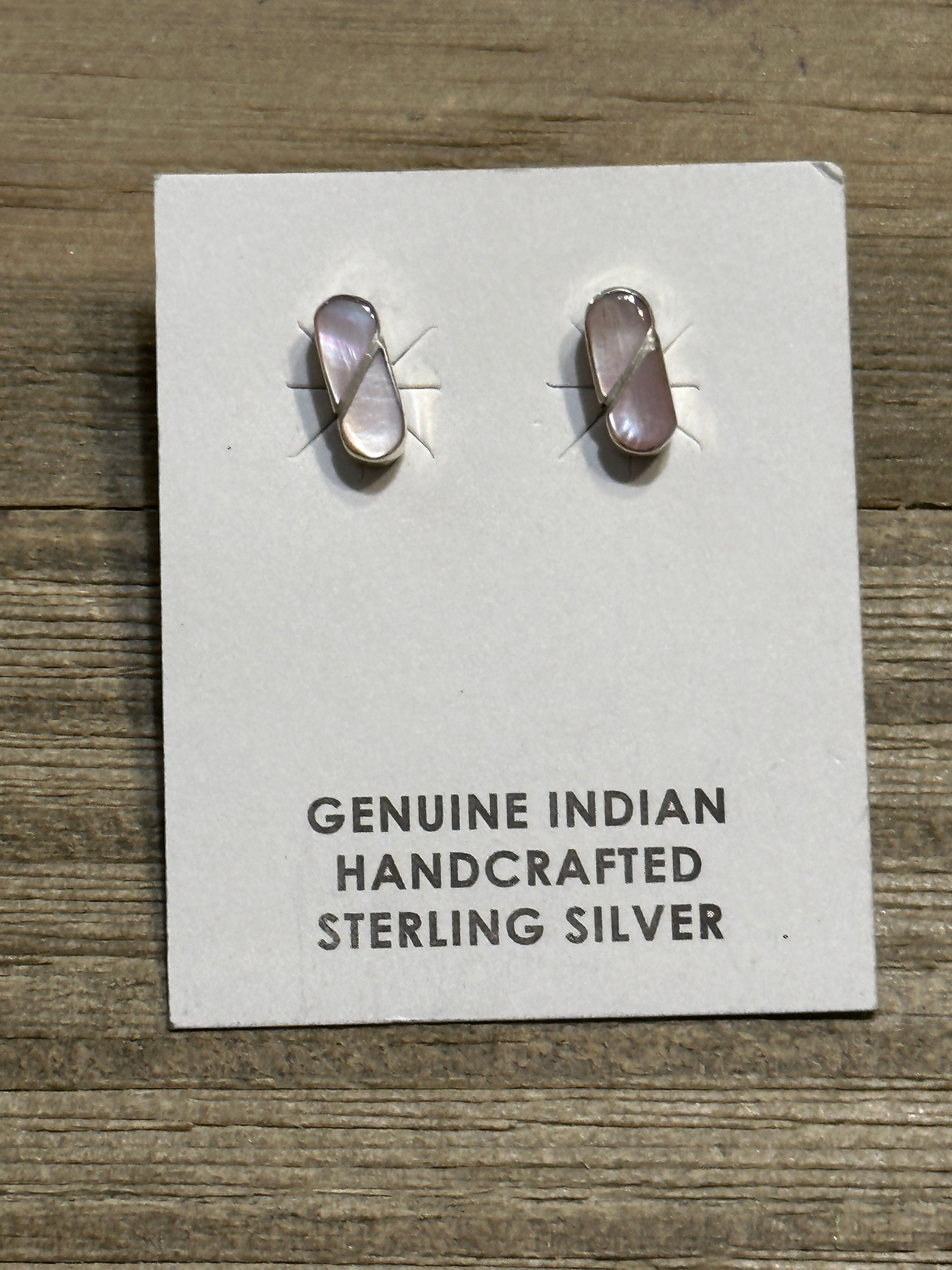 Navajo Made Sterling Silver Post Earrings