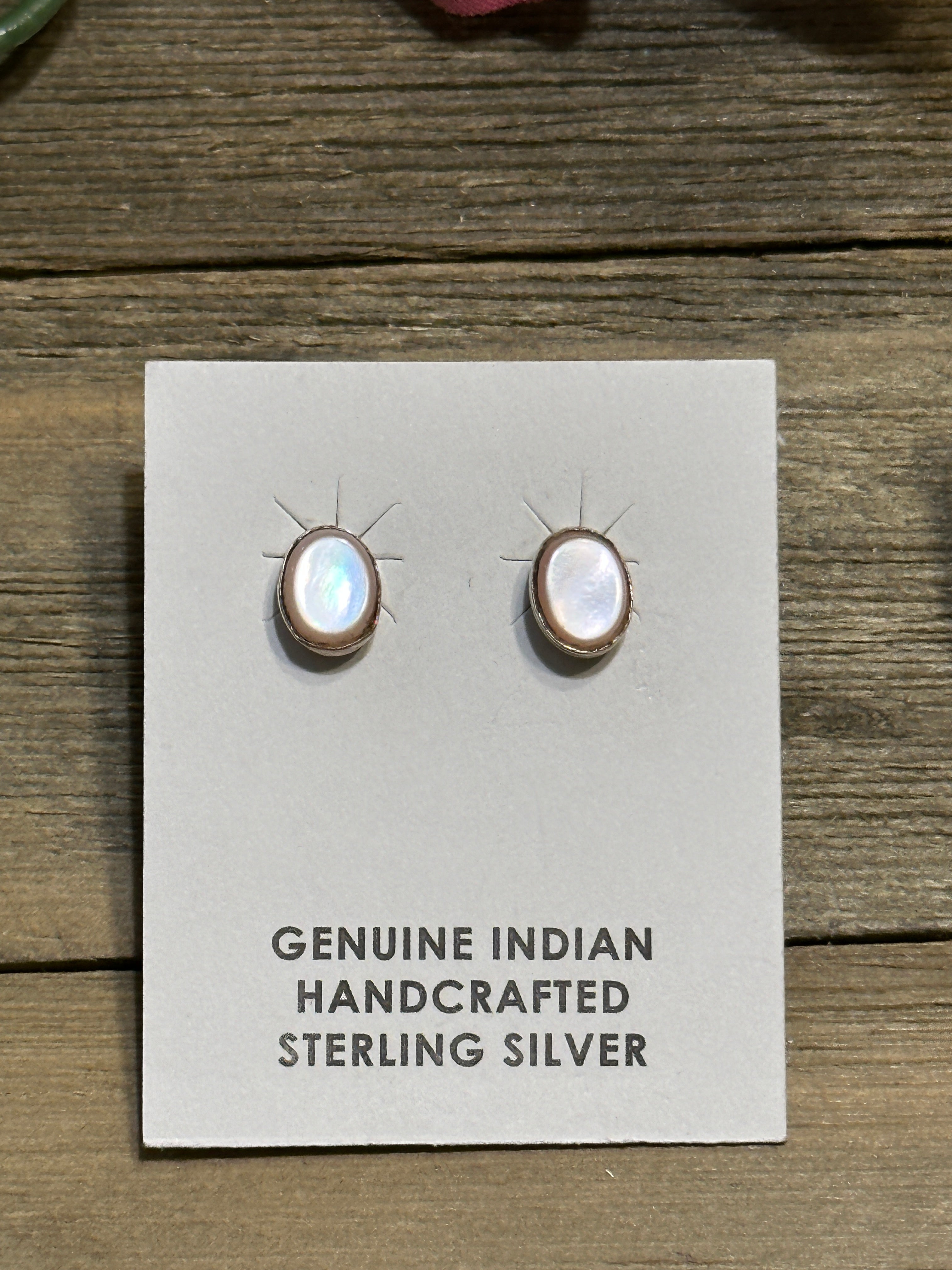 Navajo Made Sterling Silver Post Earrings