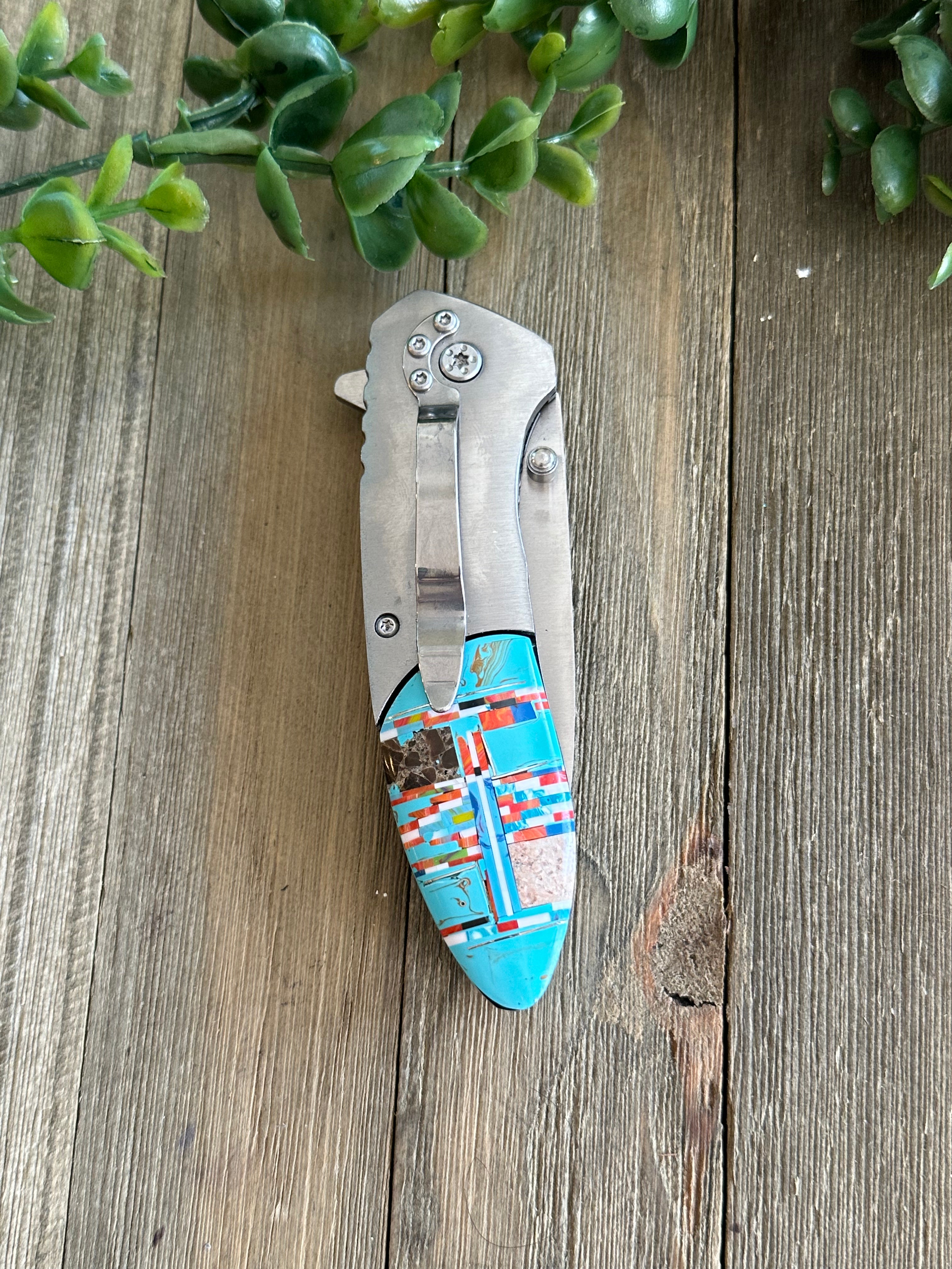 Southwest Made Stainless Steel Pocket Knife