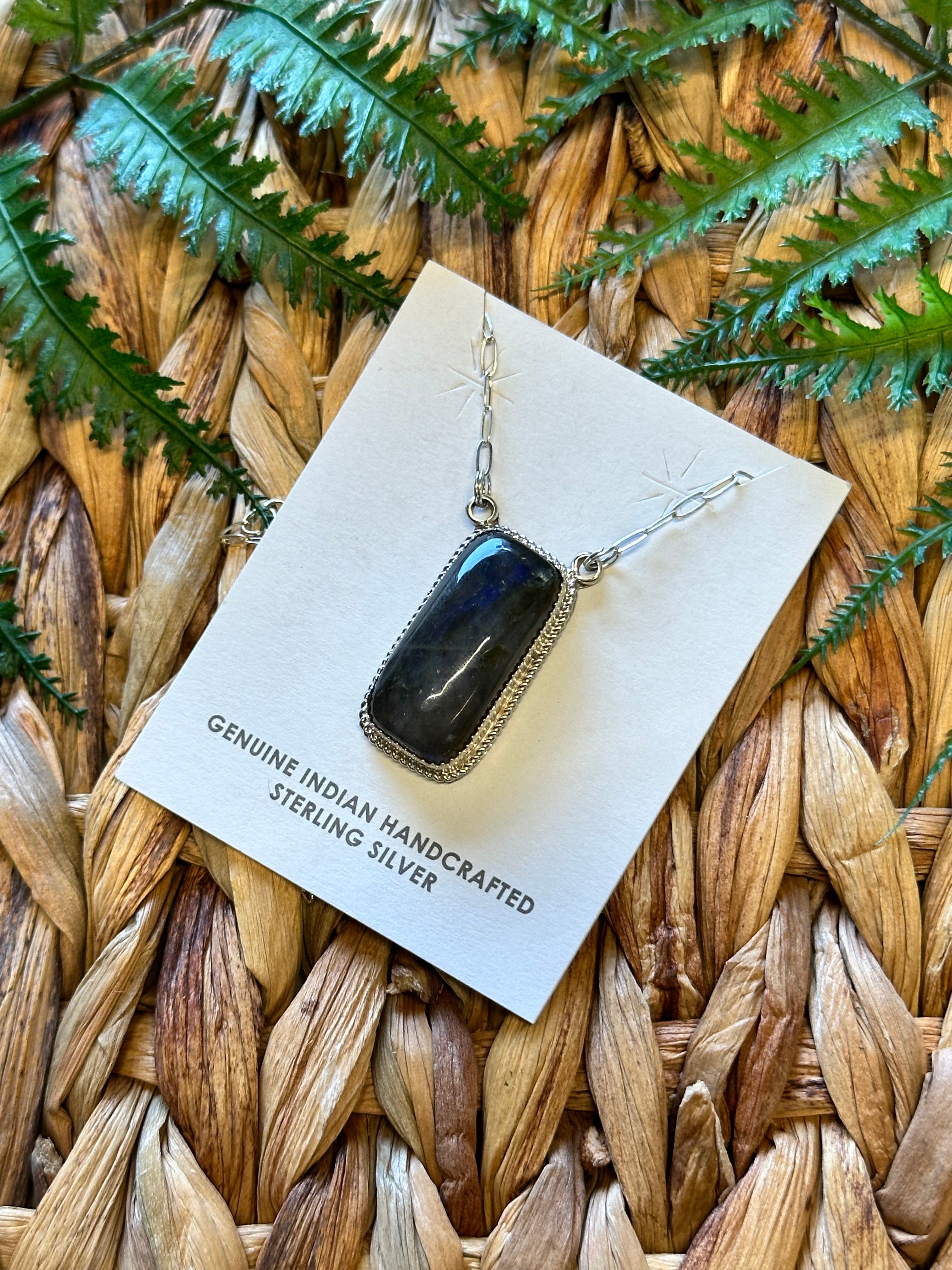 Reda Galvan Labradorite & Sterling Silver Necklace