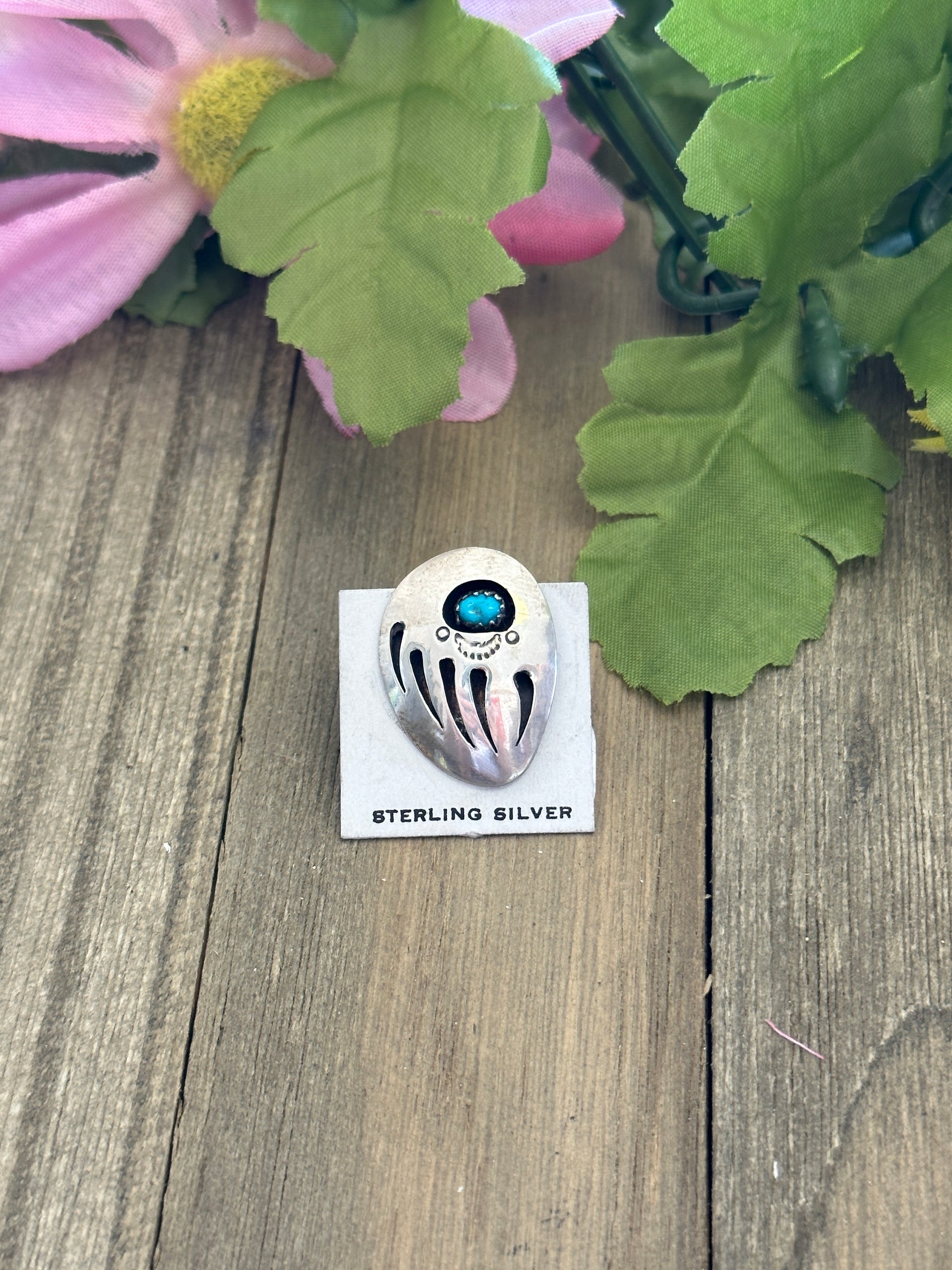 Irvin Begay Sterling Silver Tie Tack