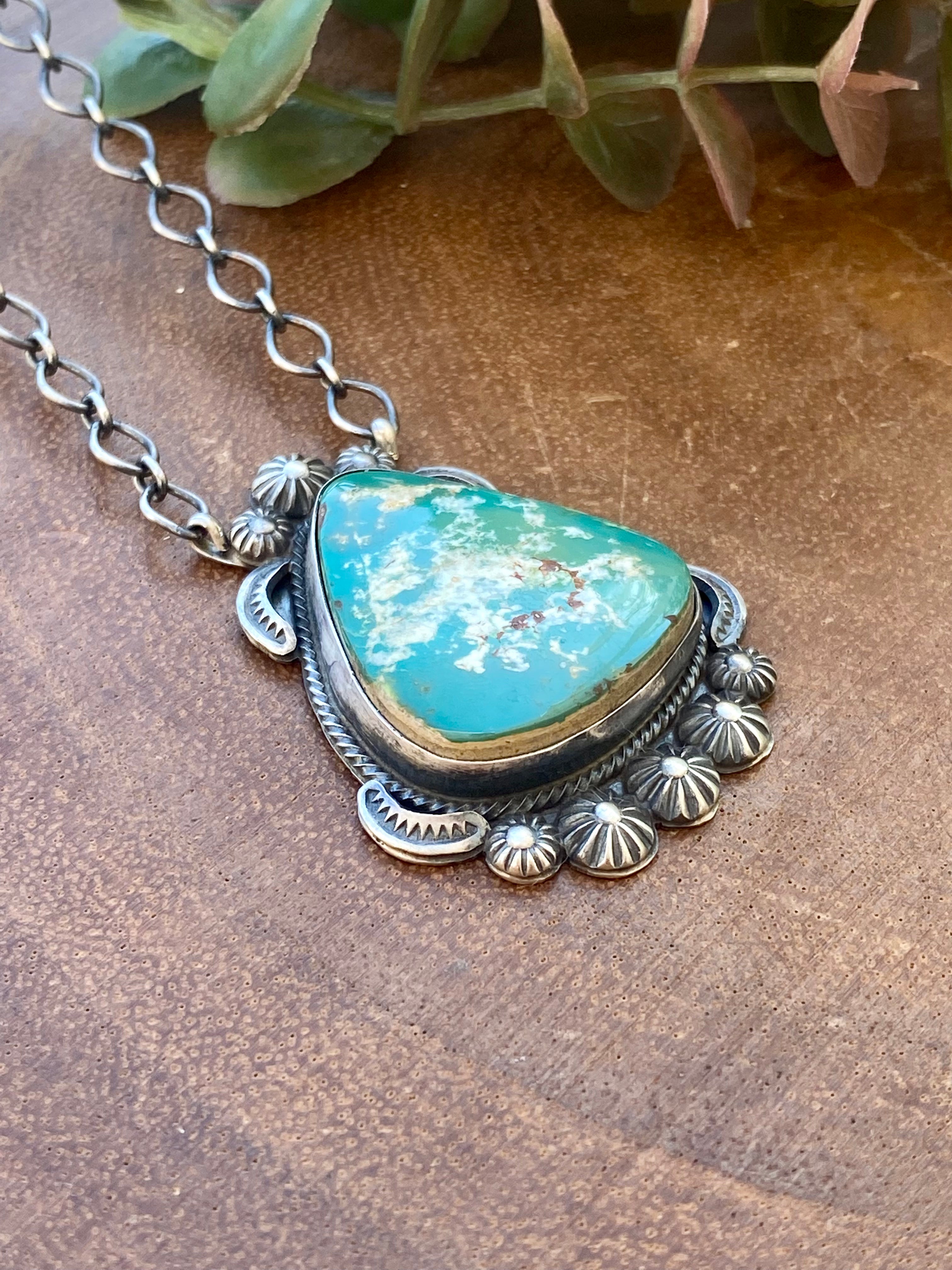 Randy Boyd Royston Turquoise & Sterling Silver Necklace