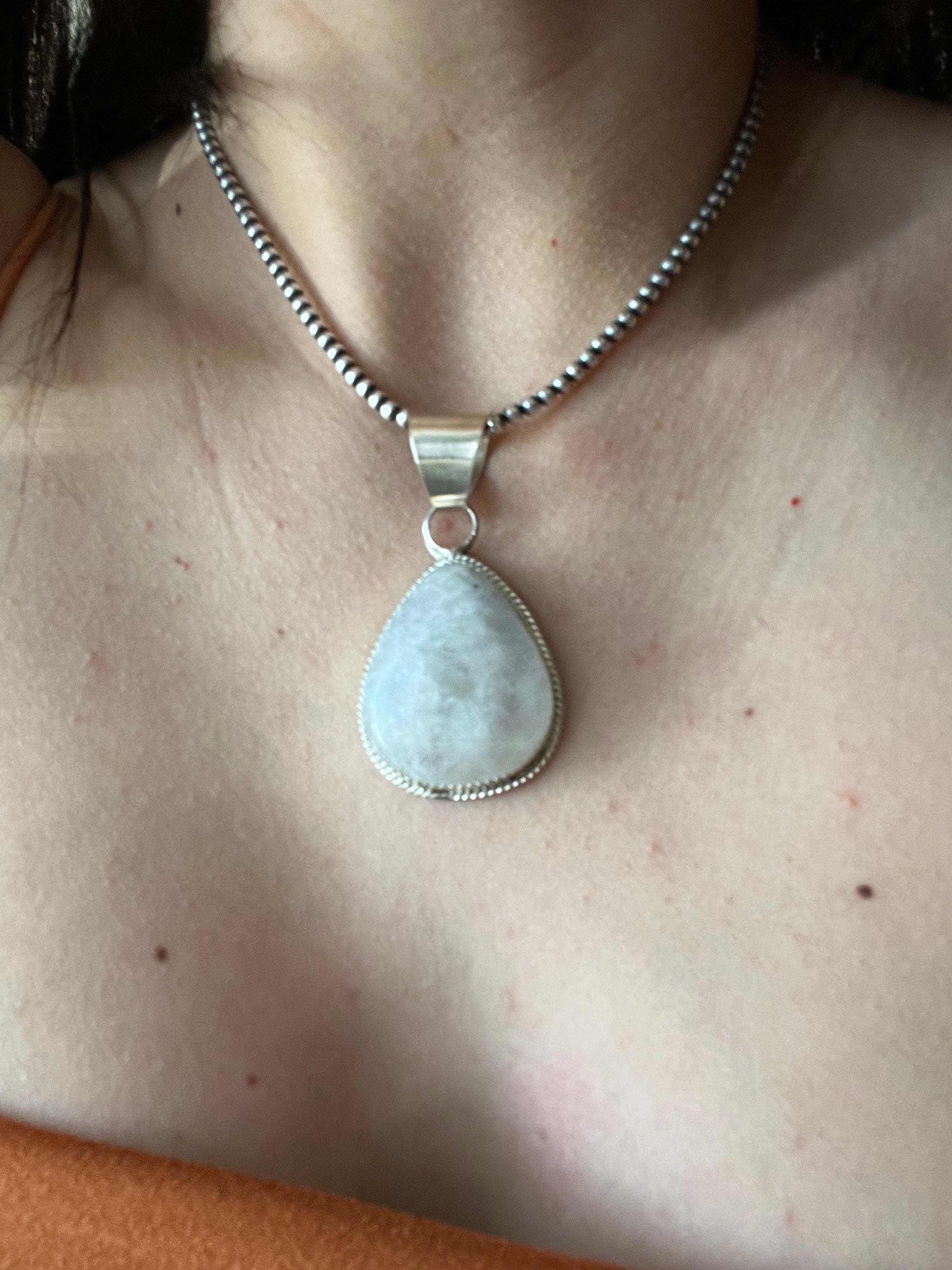 Reda Galvan Moonstone & Sterling Silver Pendant