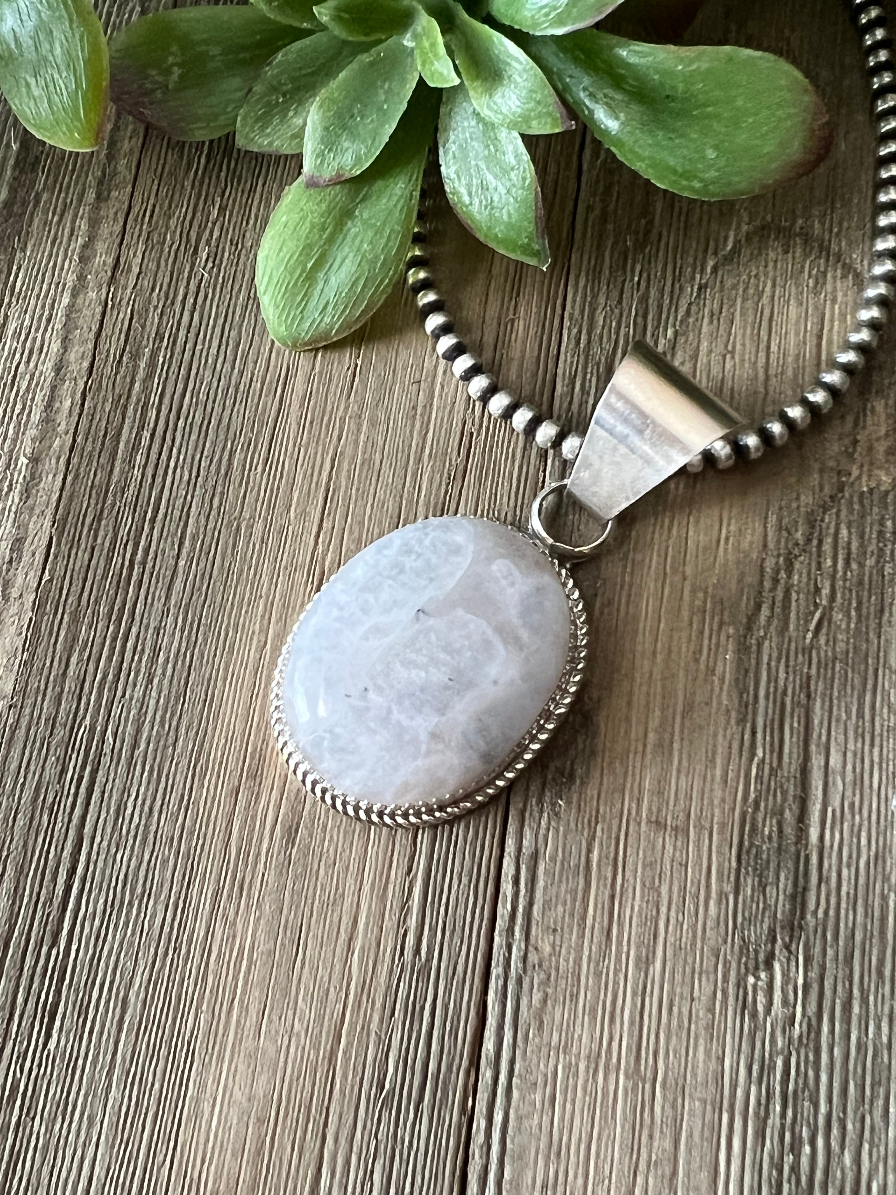 Reda Galvan Moonstone & Sterling Silver Pendant