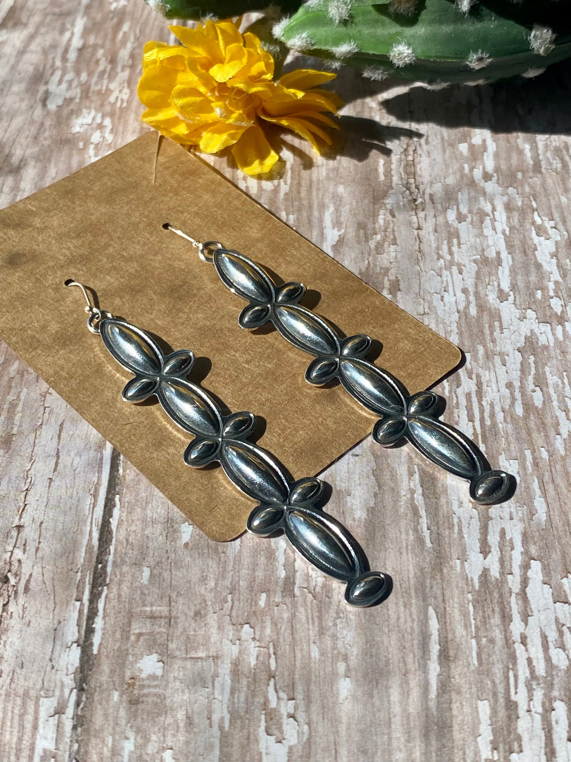 Alex Sanchez Sterling Silver Dangle Earrings