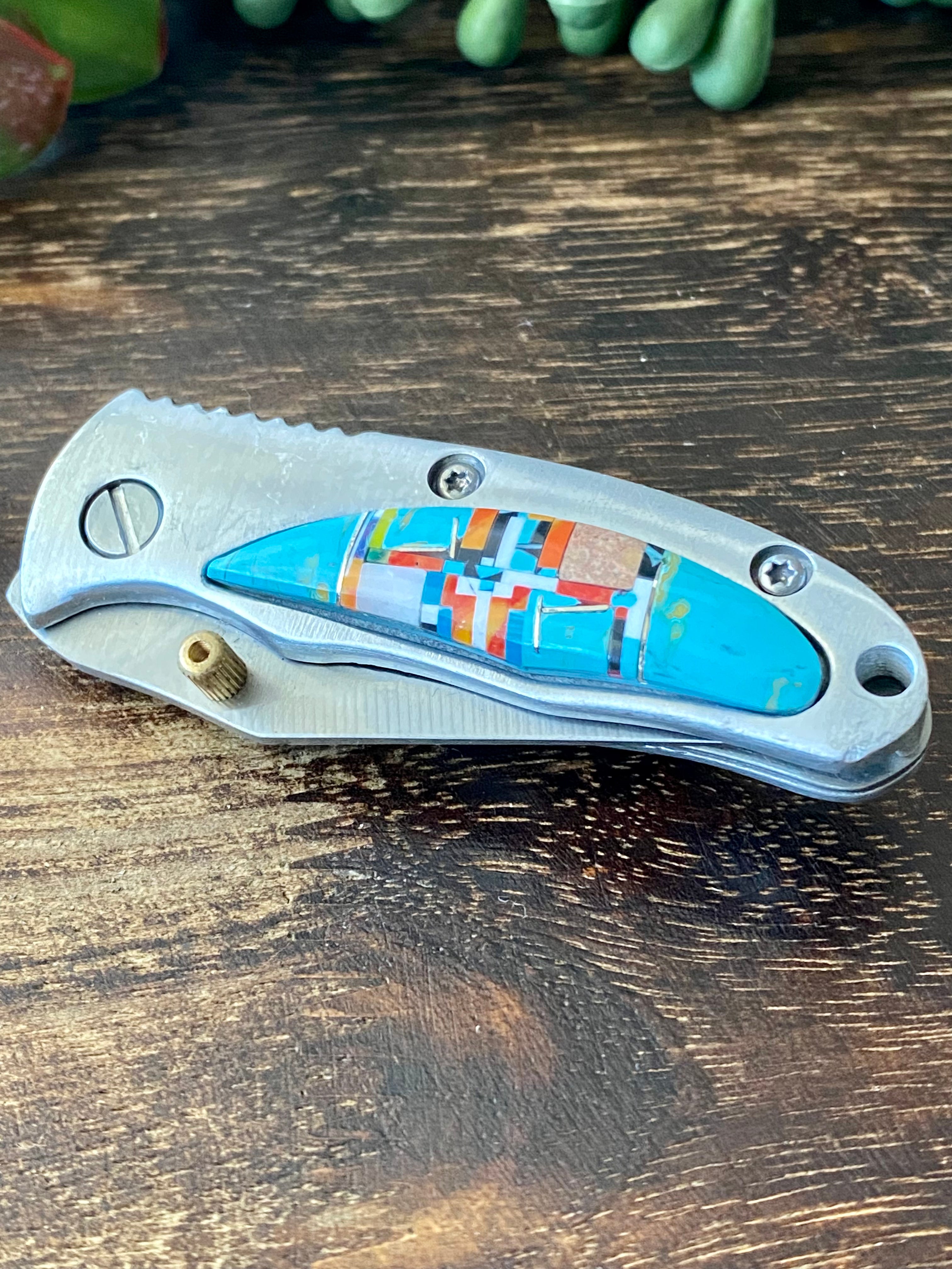 Southwest Made Stainless Steel Pocket Knife