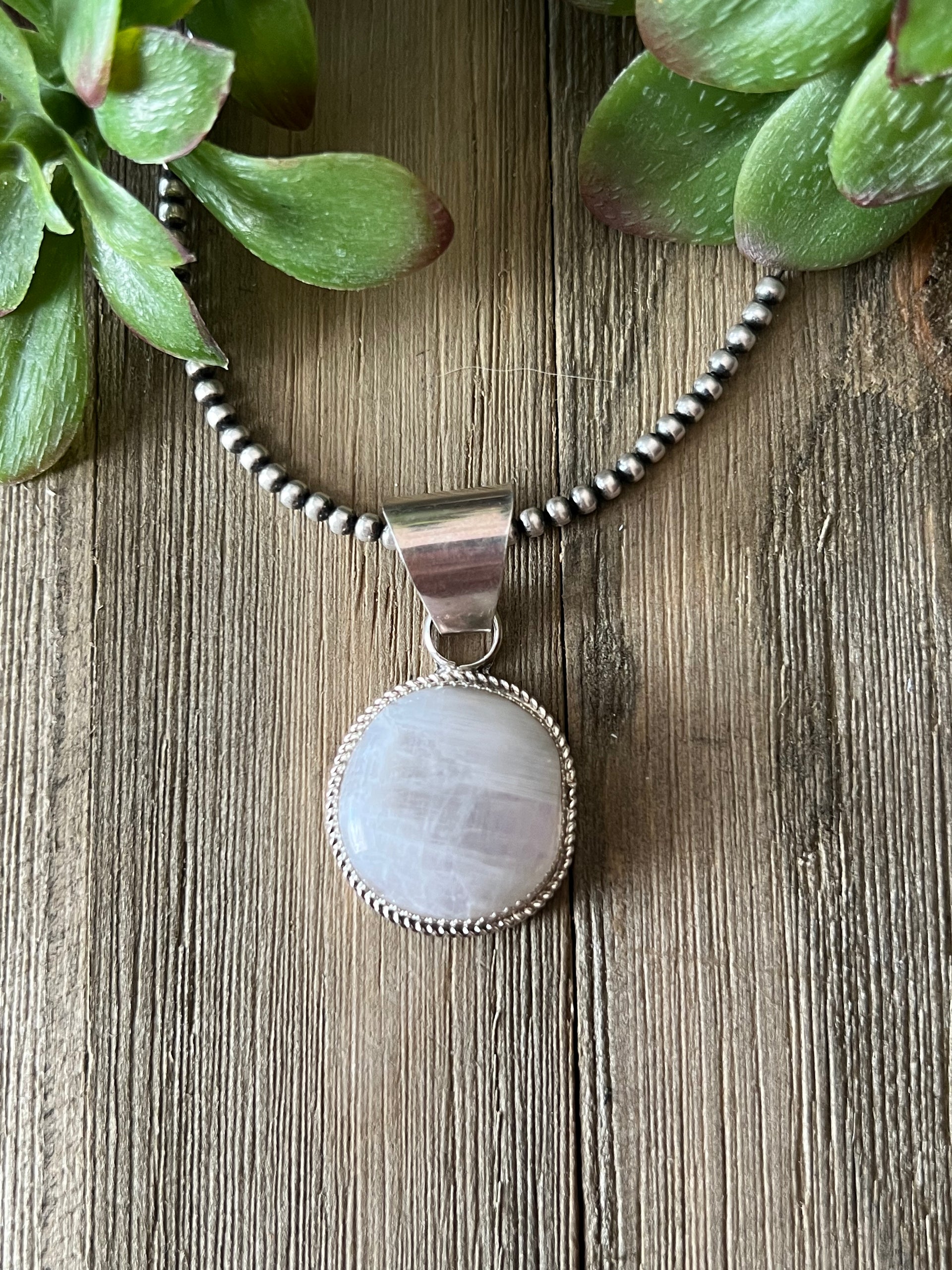 Reda Galvan Moonstone & Sterling Silver Pendant