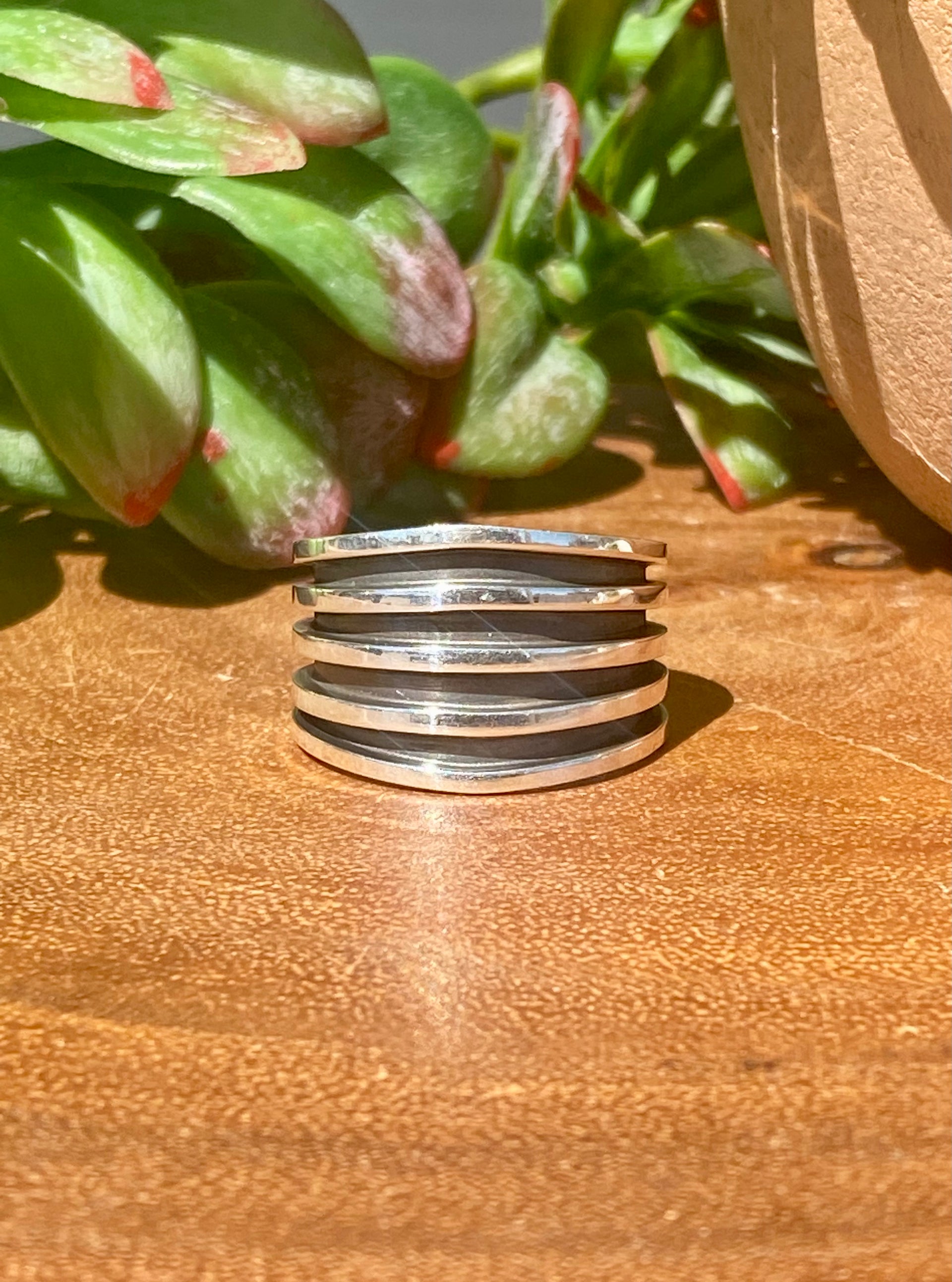 Tom Hawk Sterling Silver Ring Size 12.75