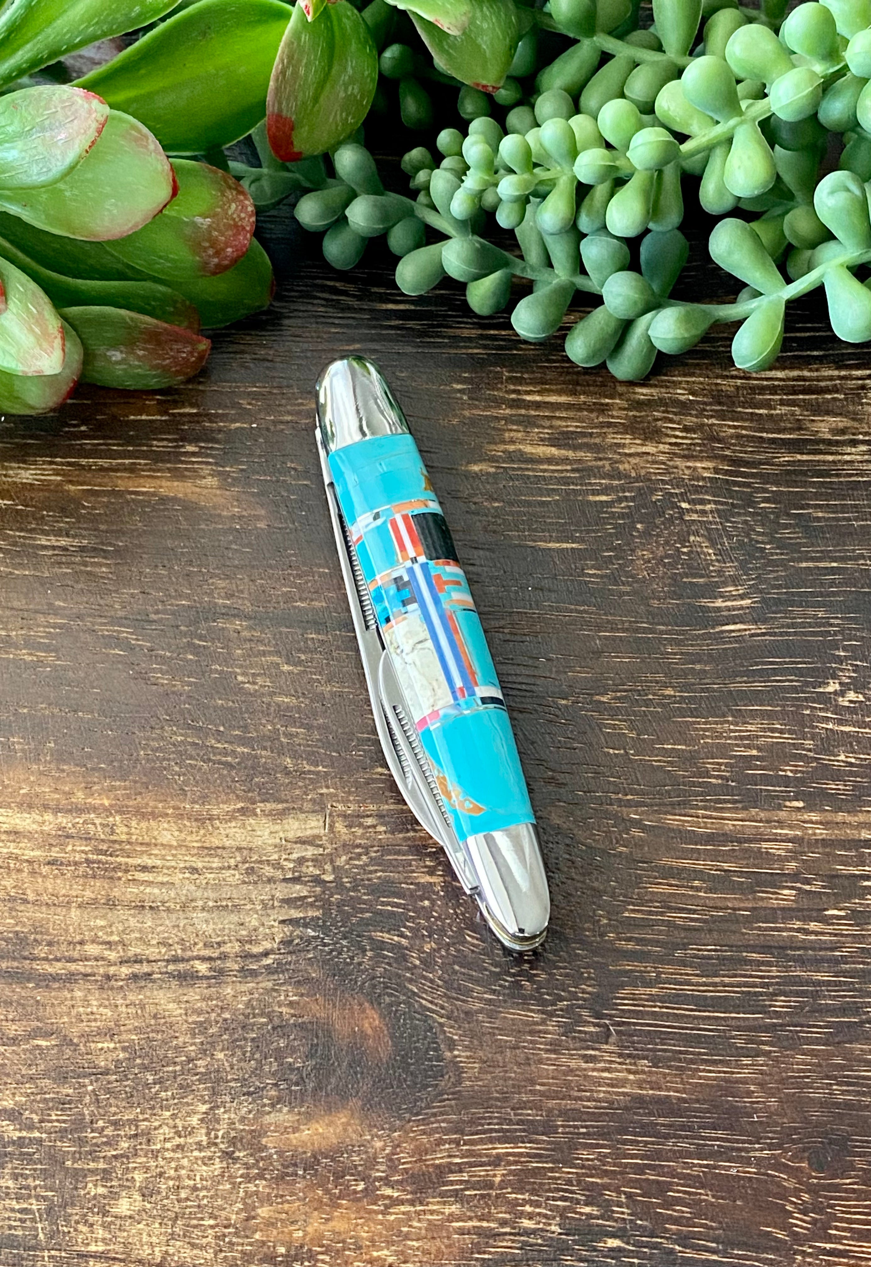 Southwest Made Stainless Steel Pocket Knife