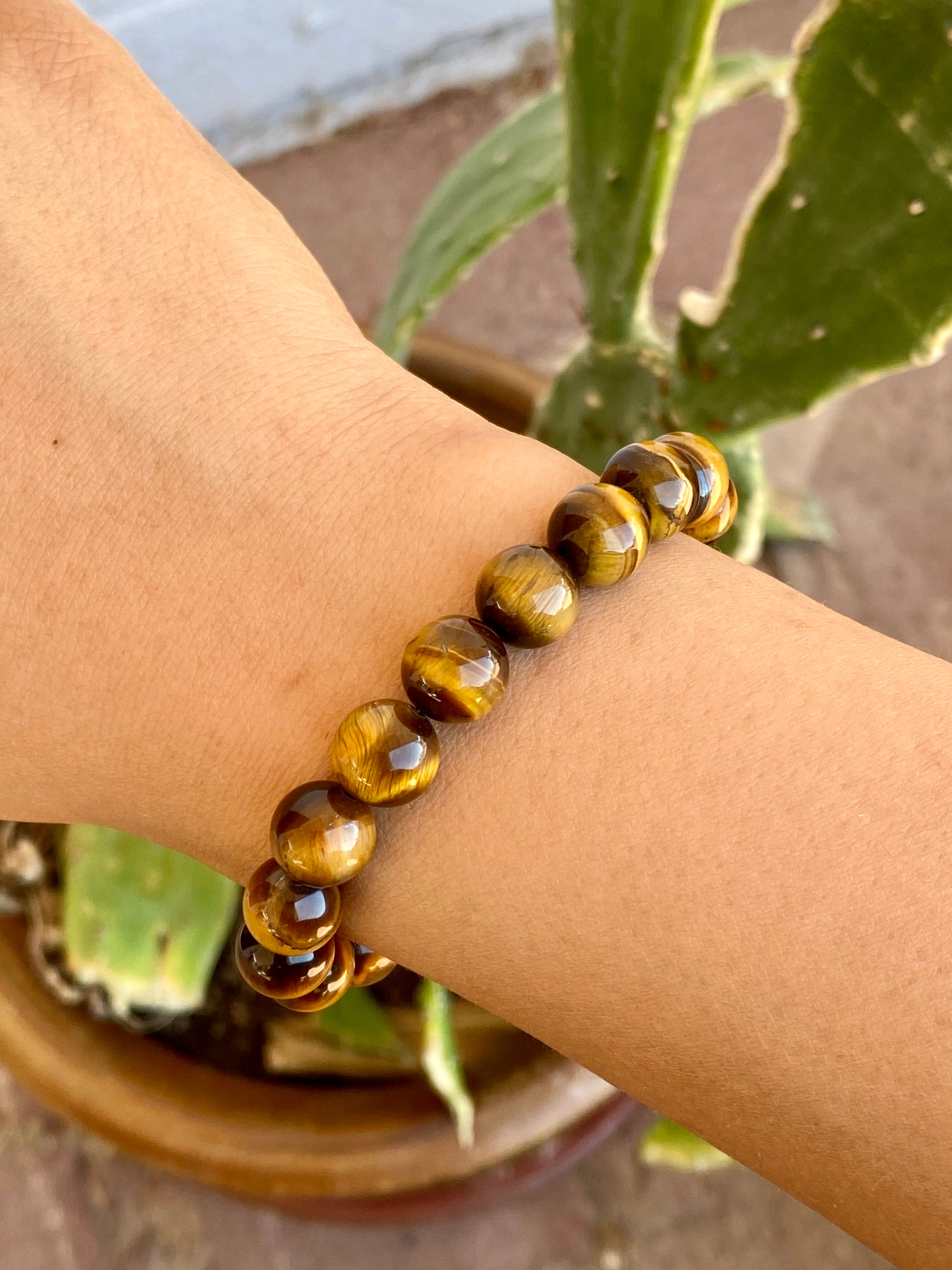 Handmade Tigers Eye Adjustable Bracelet