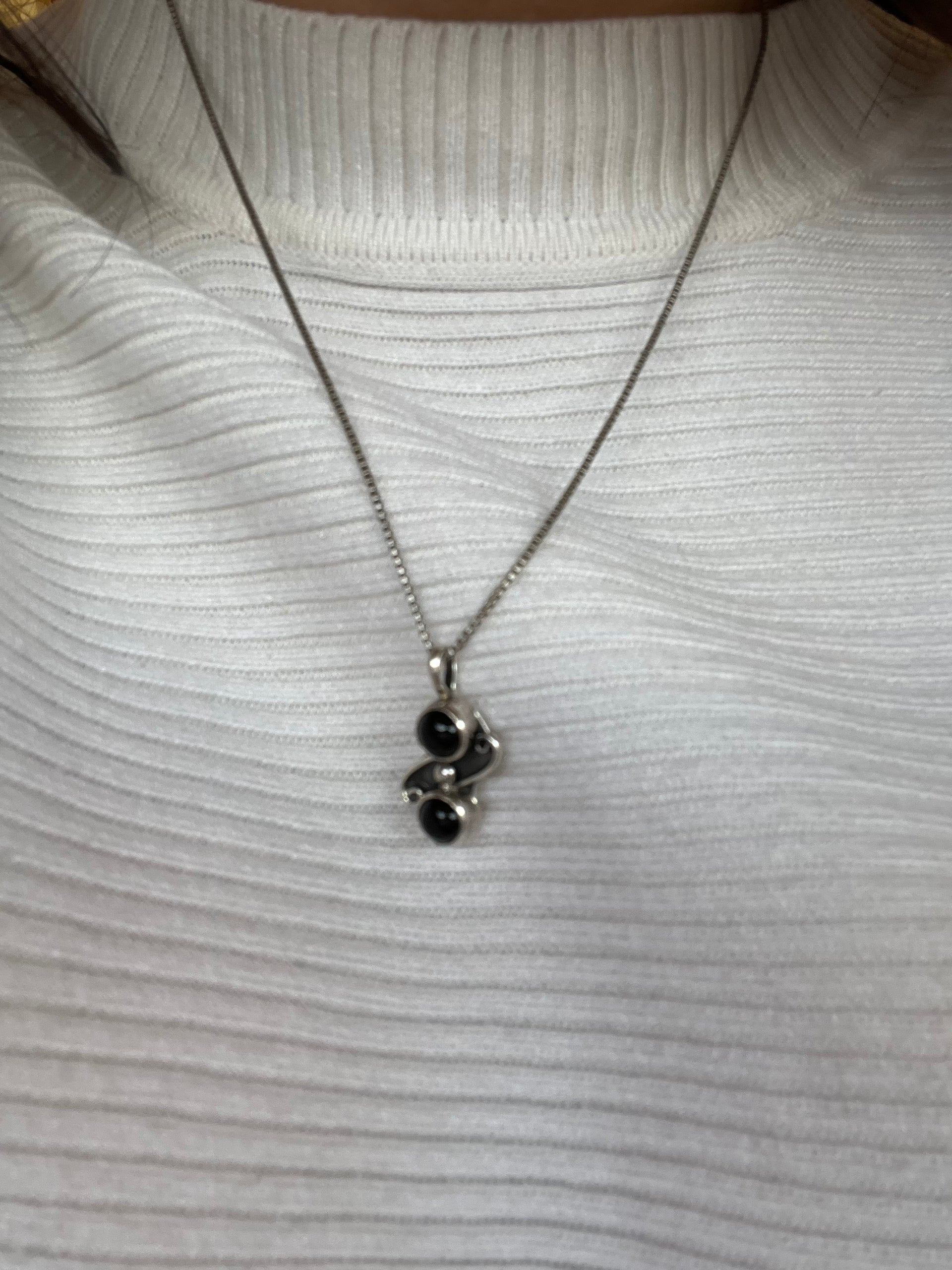 Navajo Made Sterling Silver Pendant