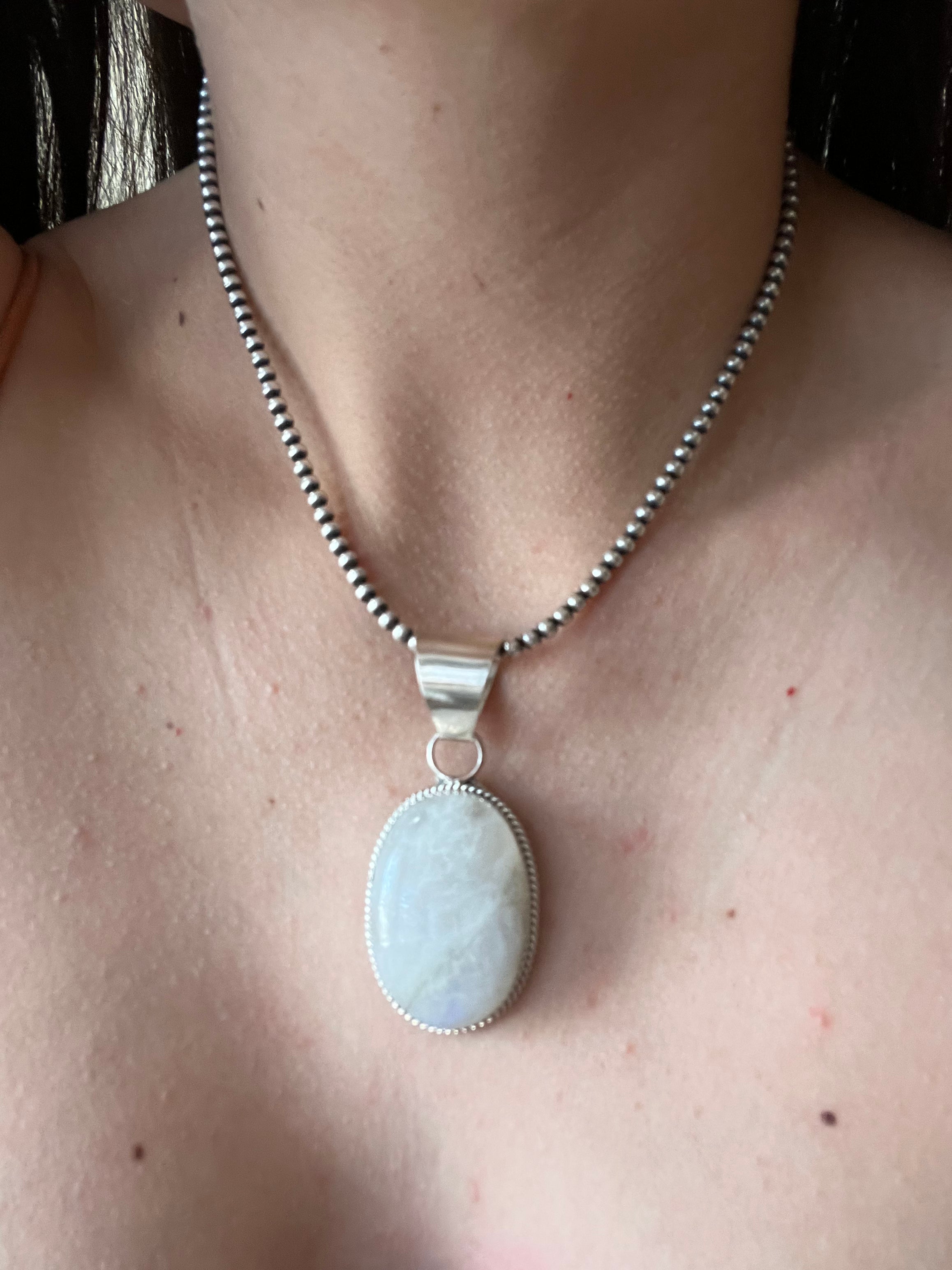 Reda Galvan Moonstone & Sterling Silver Pendant