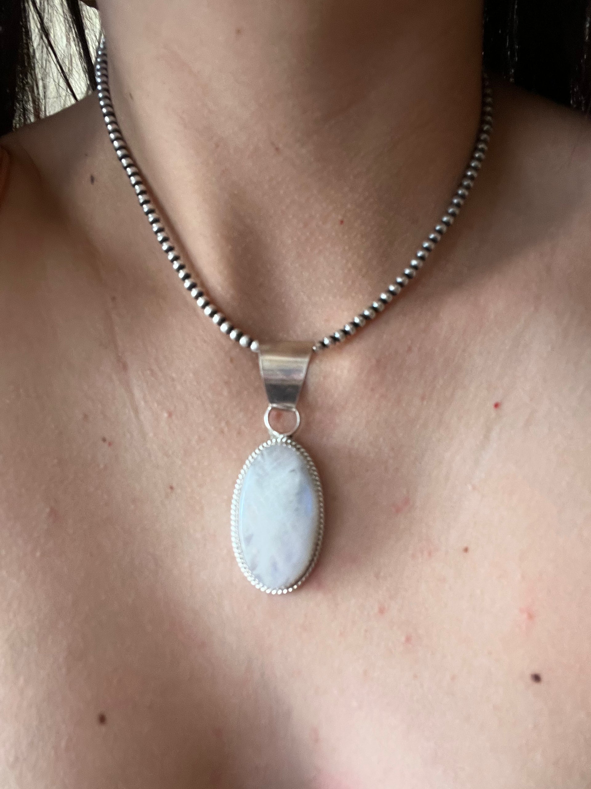 Reda Galvan Moonstone & Sterling Silver Pendant