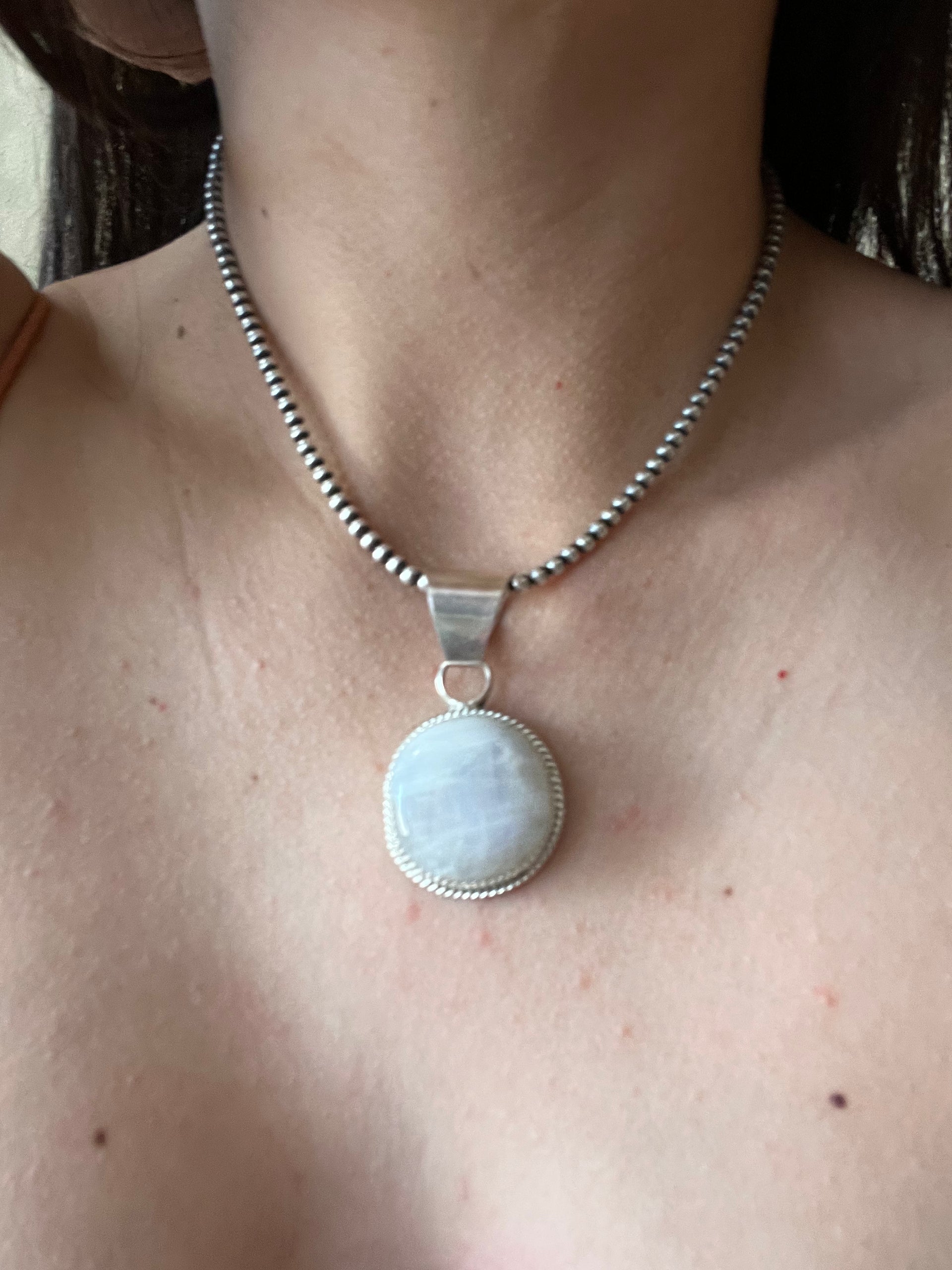 Reda Galvan Moonstone & Sterling Silver Pendant