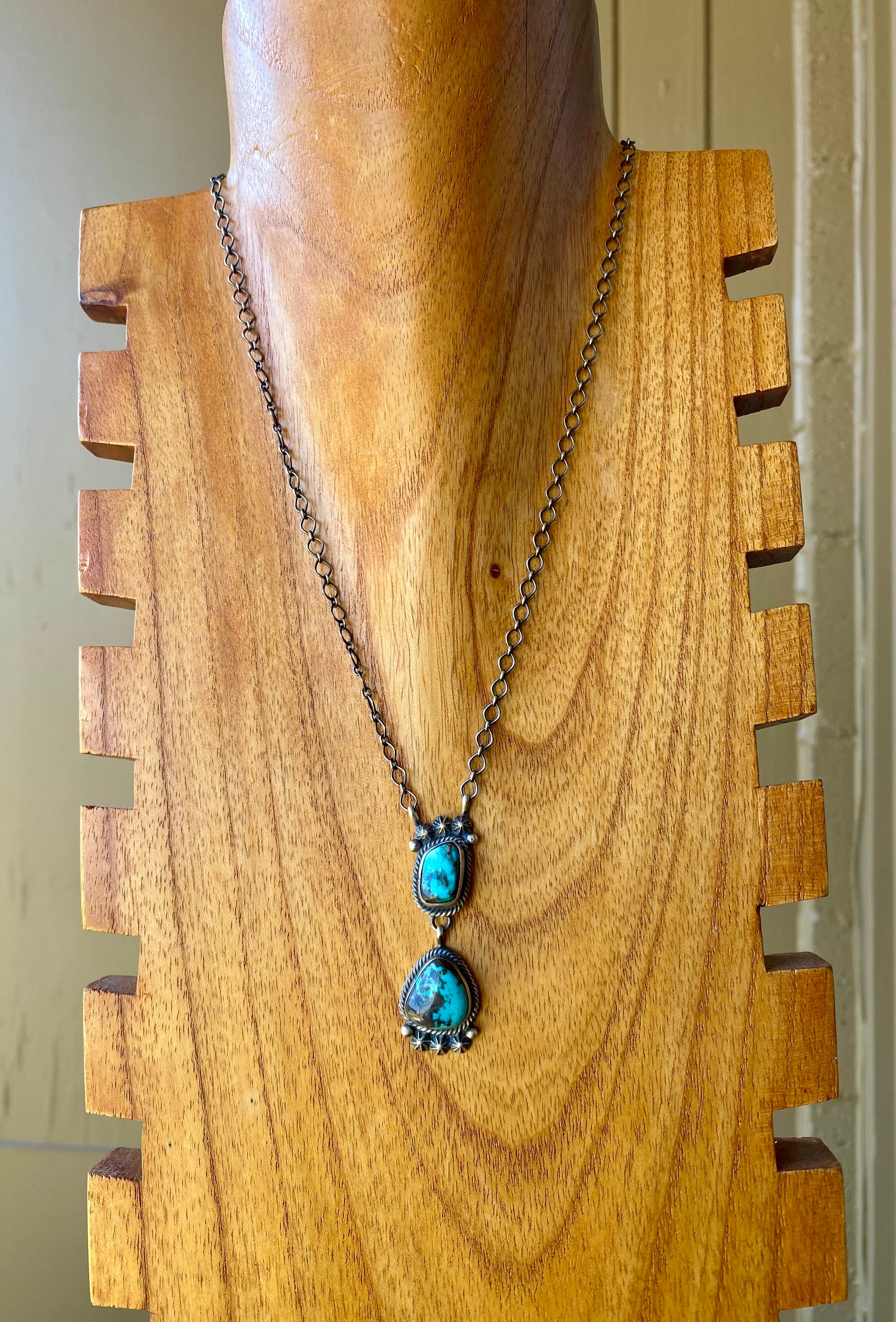 Debra Smith Kingman Turquoise & Sterling Silver Necklace
