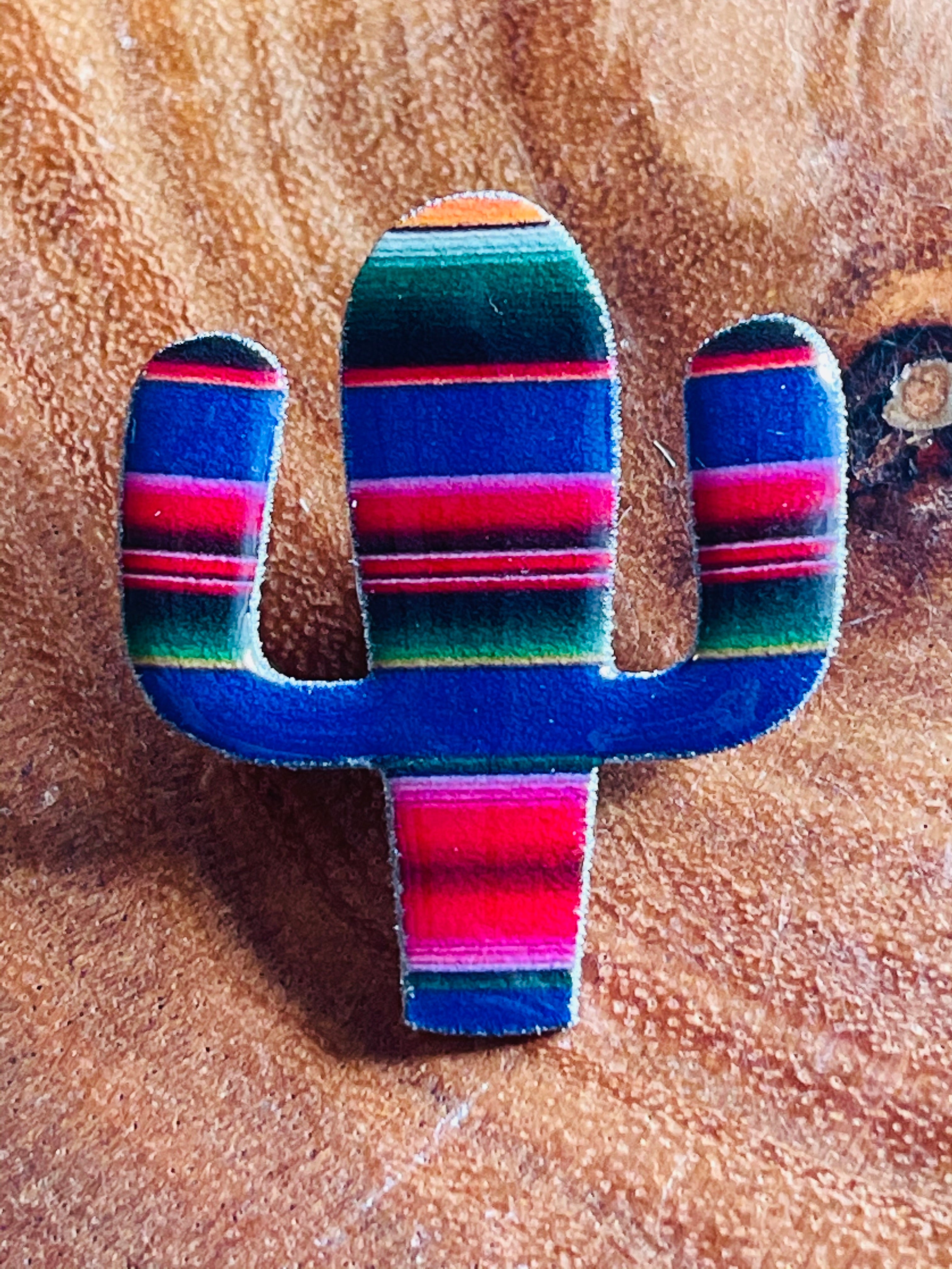 Handmade JuJu Moxie Saguaro Pins