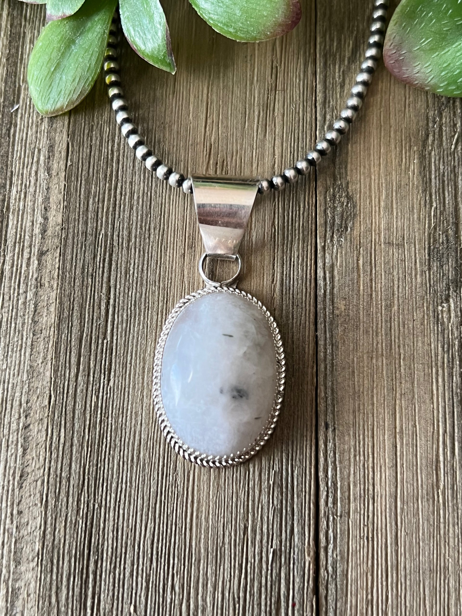 Reda Galvan Moonstone & Sterling Silver Pendant