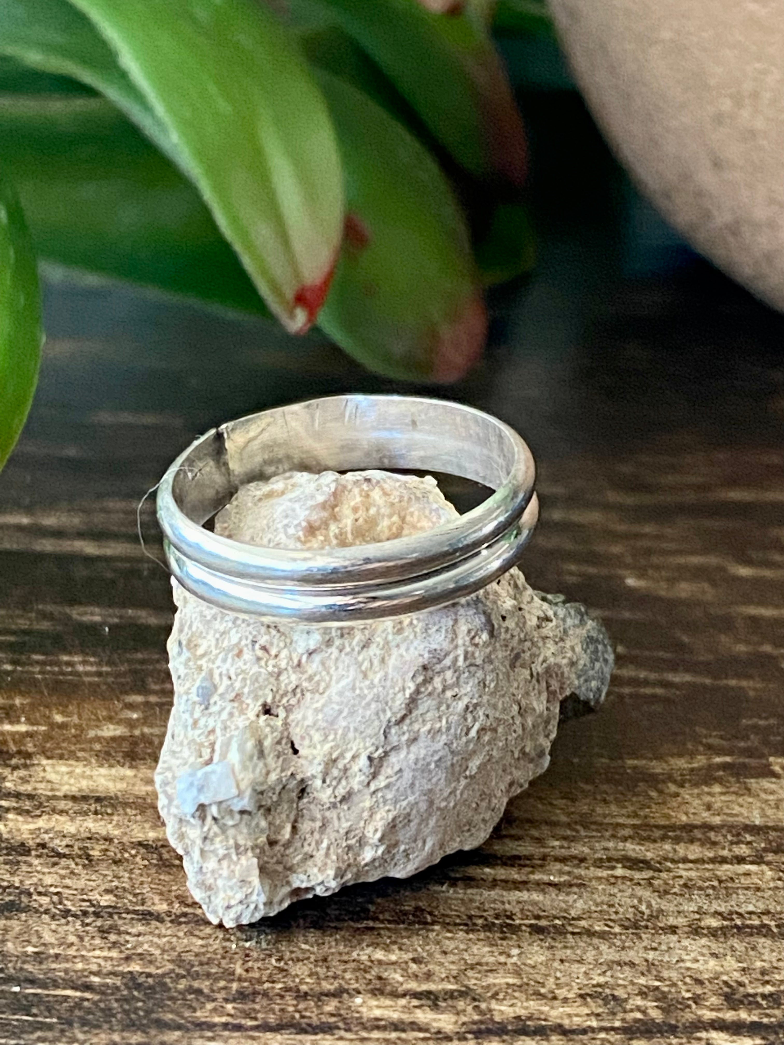 Navajo Made Sterling Silver Band Rings