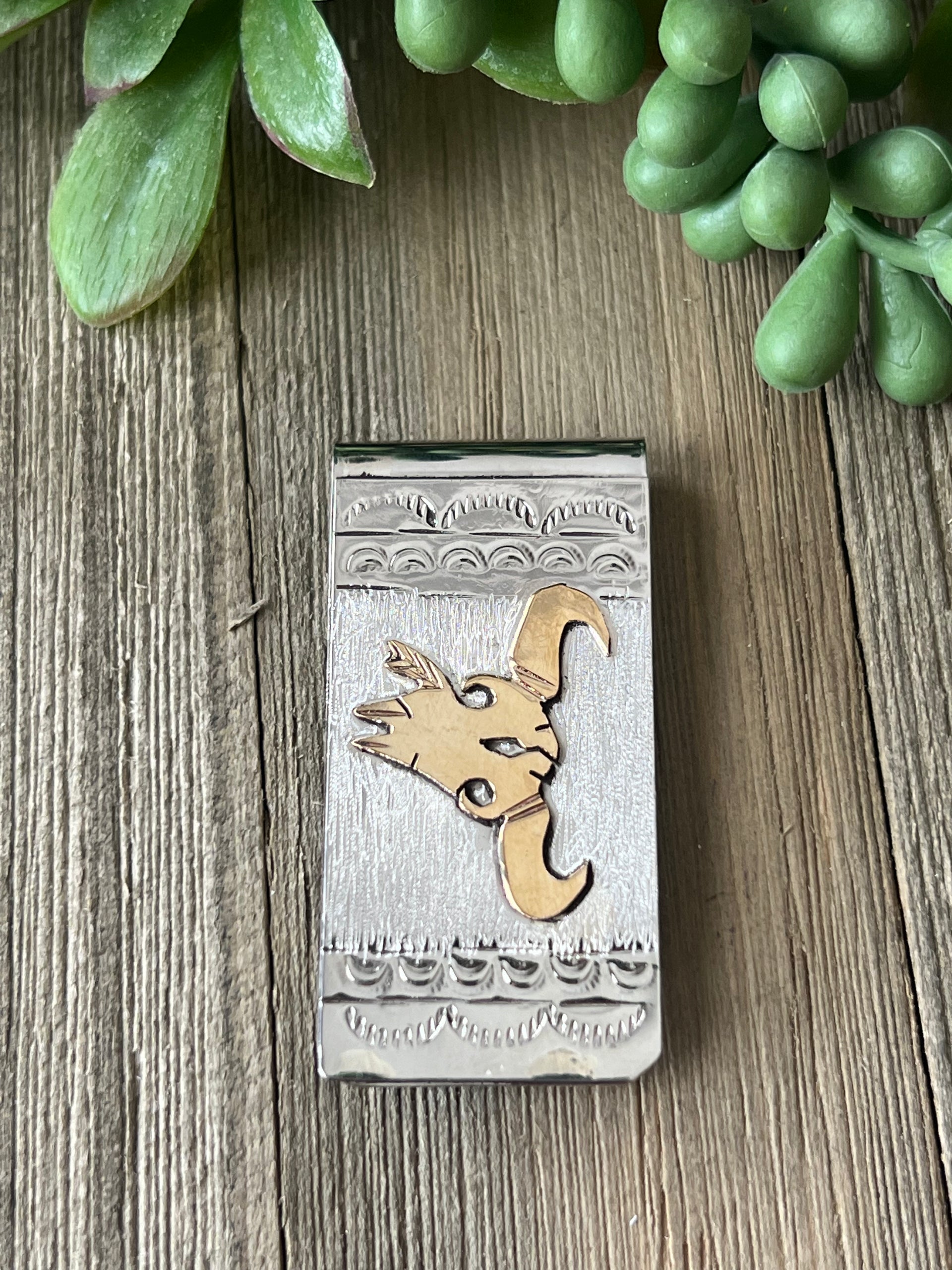 Genevieve Jones 12K Gold Filled & Sterling Silver Money Clip