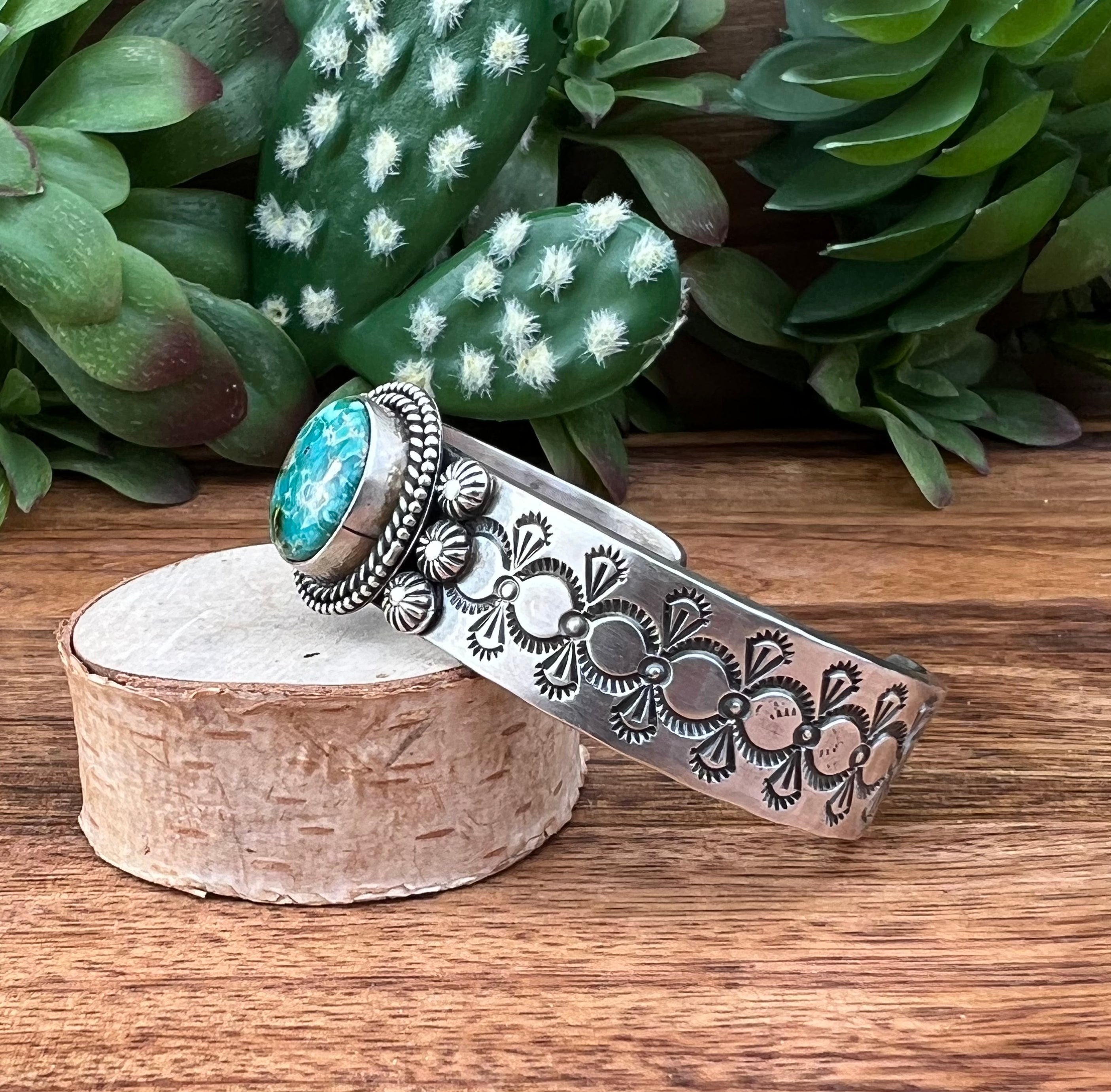 Mike Calladitto Sonoran Mountain Turquoise & Sterling Silver Cuff Bracelet