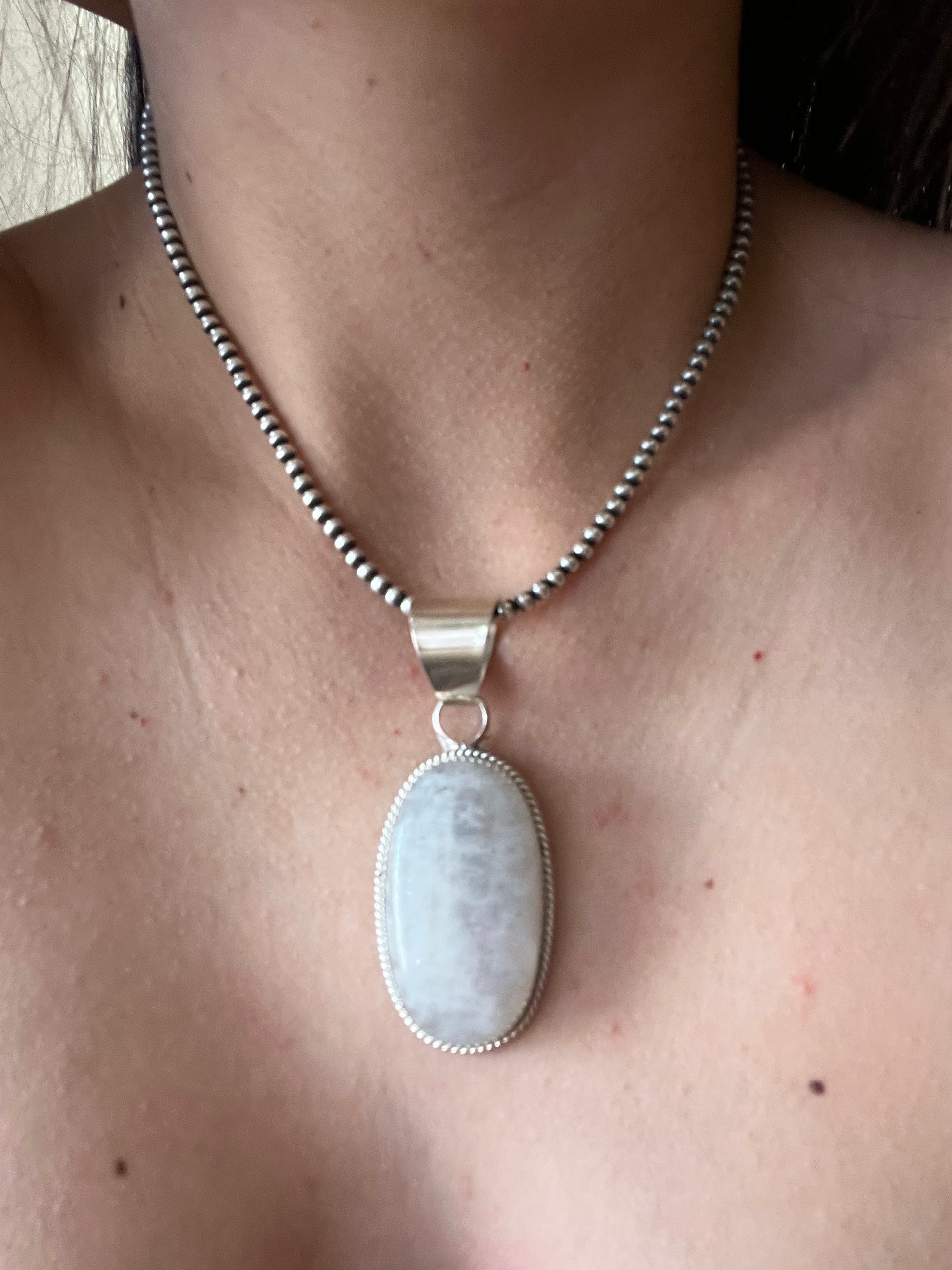 Reda Galvan Moonstone & Sterling Silver Pendant