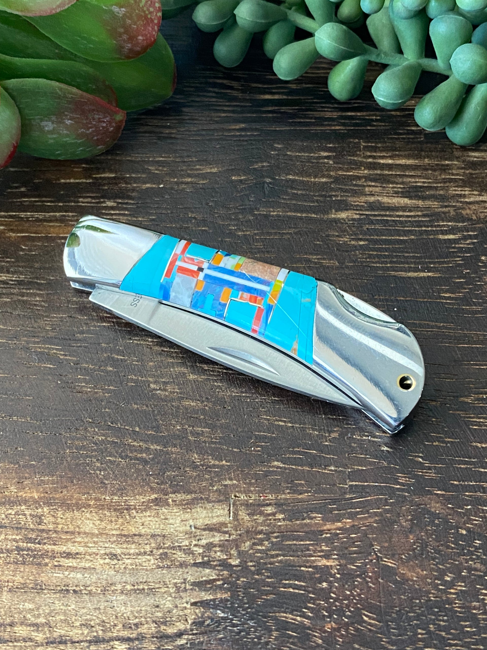 Southwest Made Stainless Steel Pocket Knife