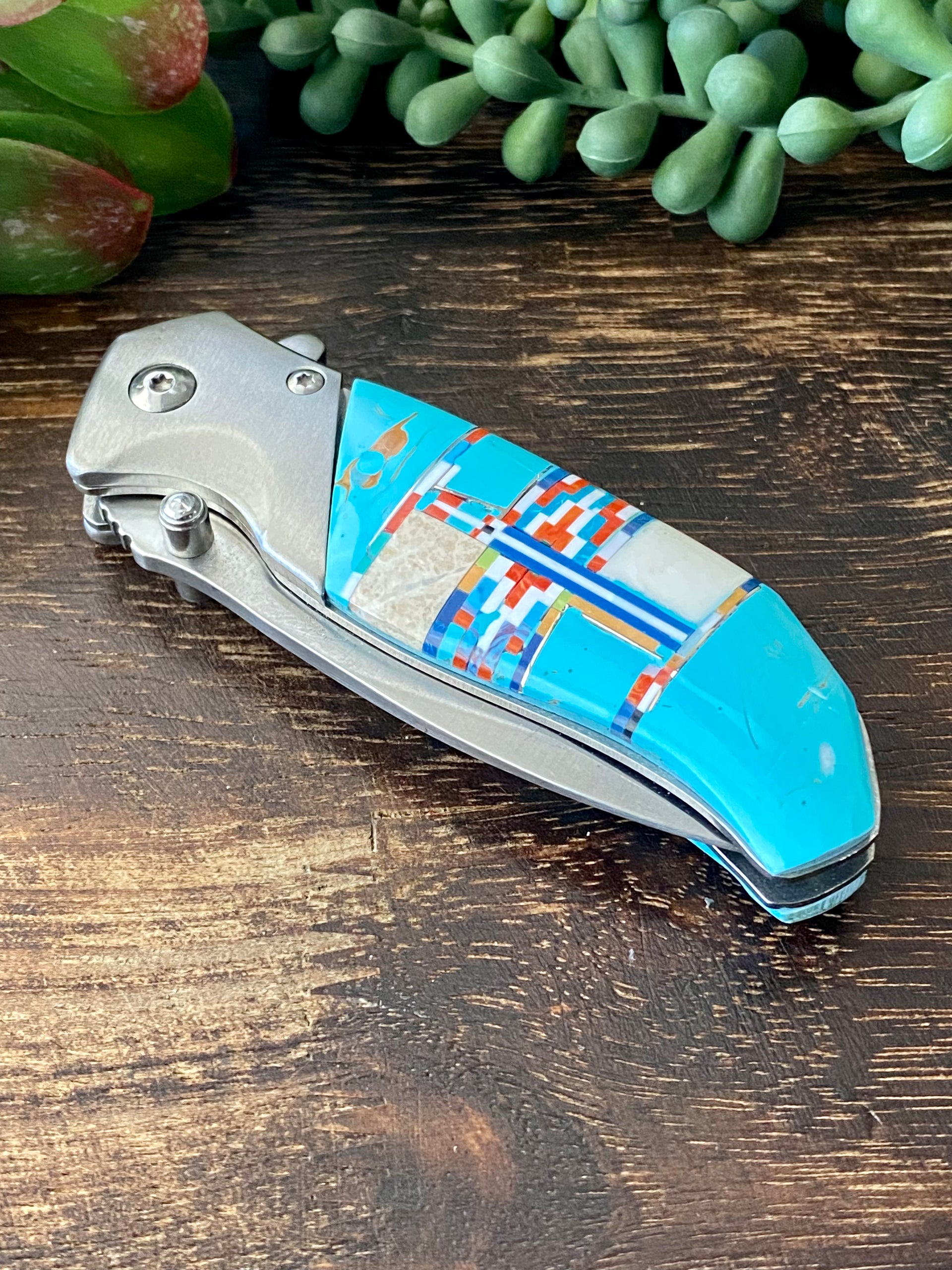 Southwest Made Stainless Steel Pocket Knife
