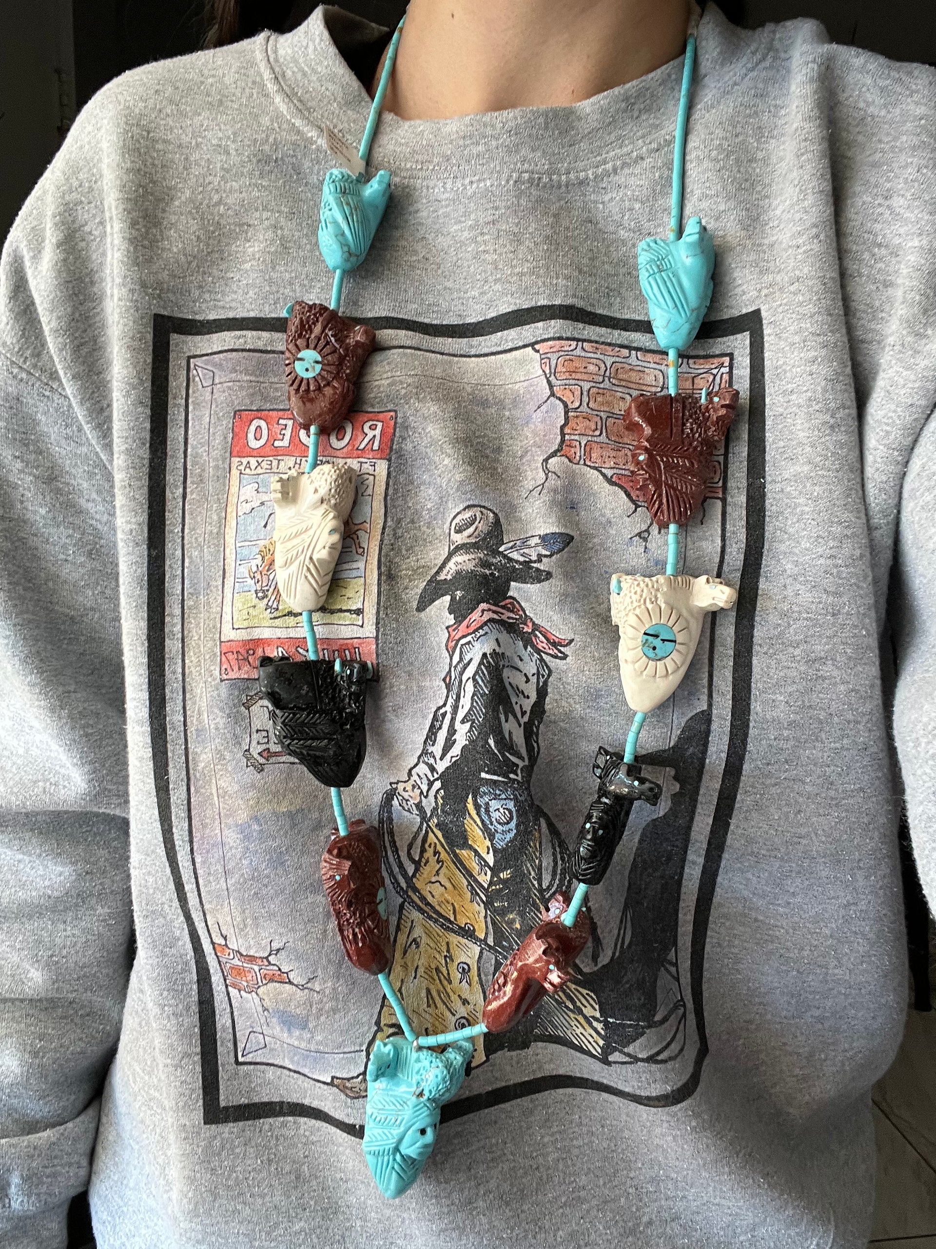 Ben Livingston Zuni Made Mega Fetish Necklace