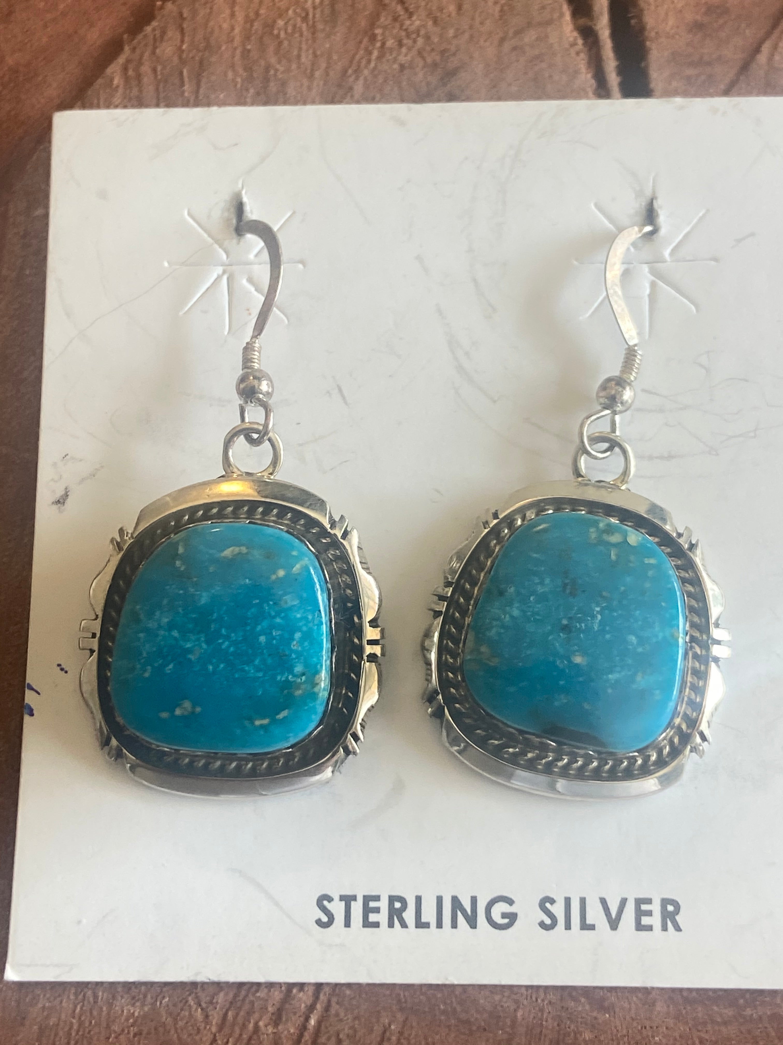 Elouise Kee Turquoise & Sterling Silver Dangles