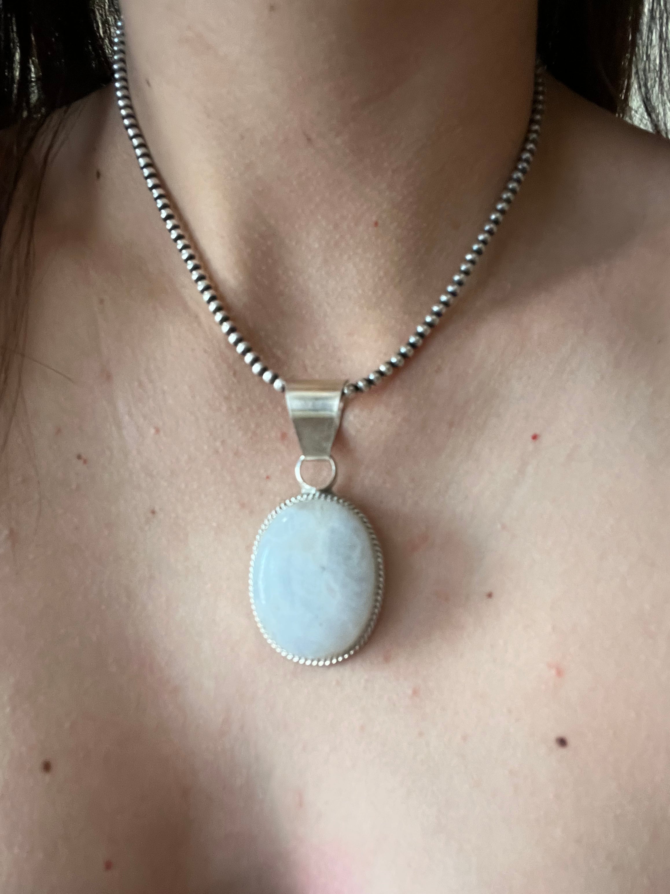 Reda Galvan Moonstone & Sterling Silver Pendant