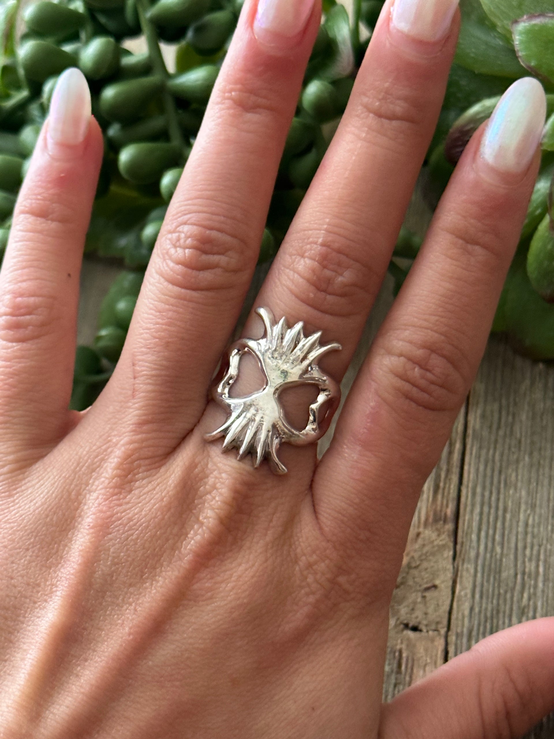 Navajo Made Sterling Silver Ring