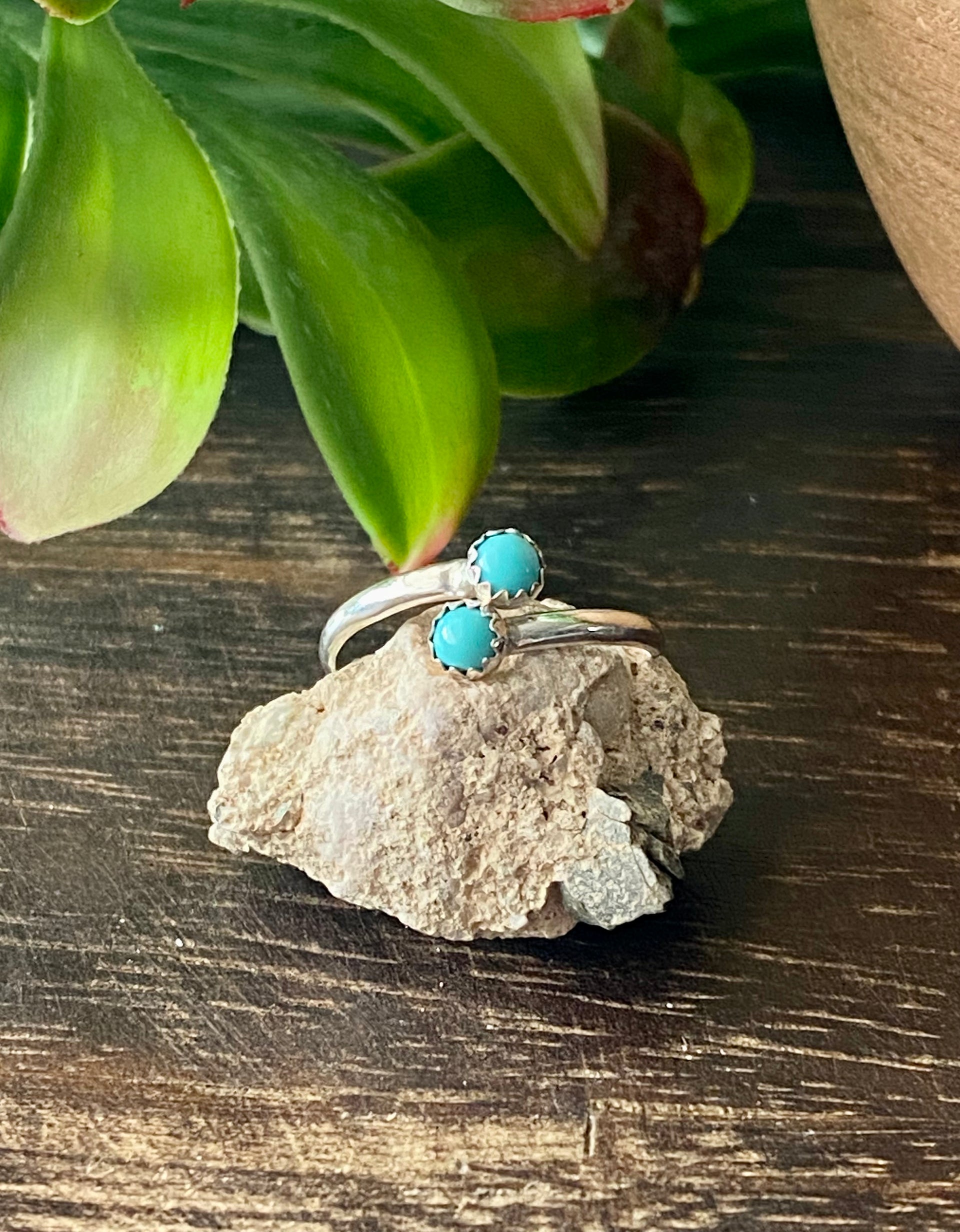 Navajo Made Sterling Silver Adjustable Rings