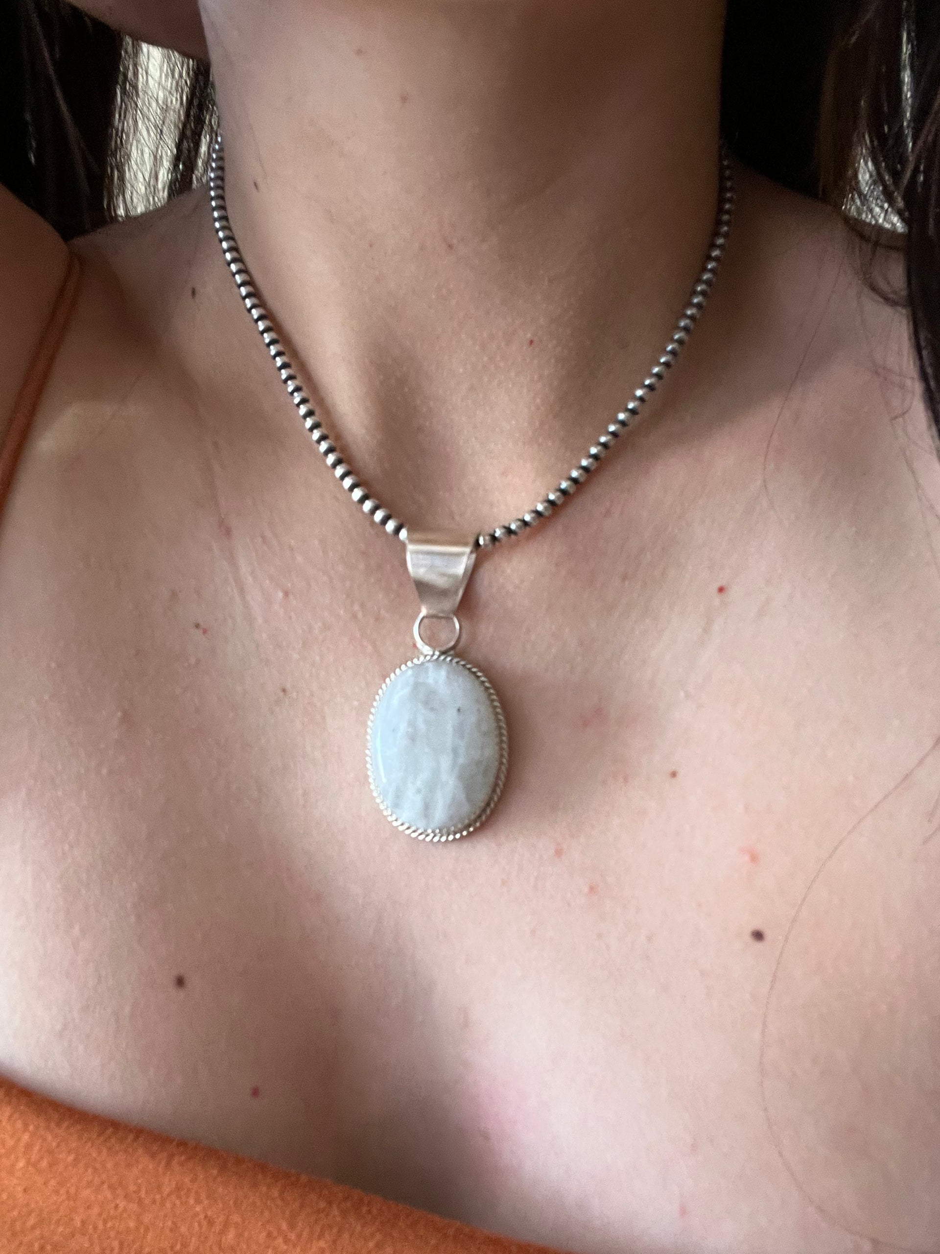 Reda Galvan Moonstone & Sterling Silver Pendant