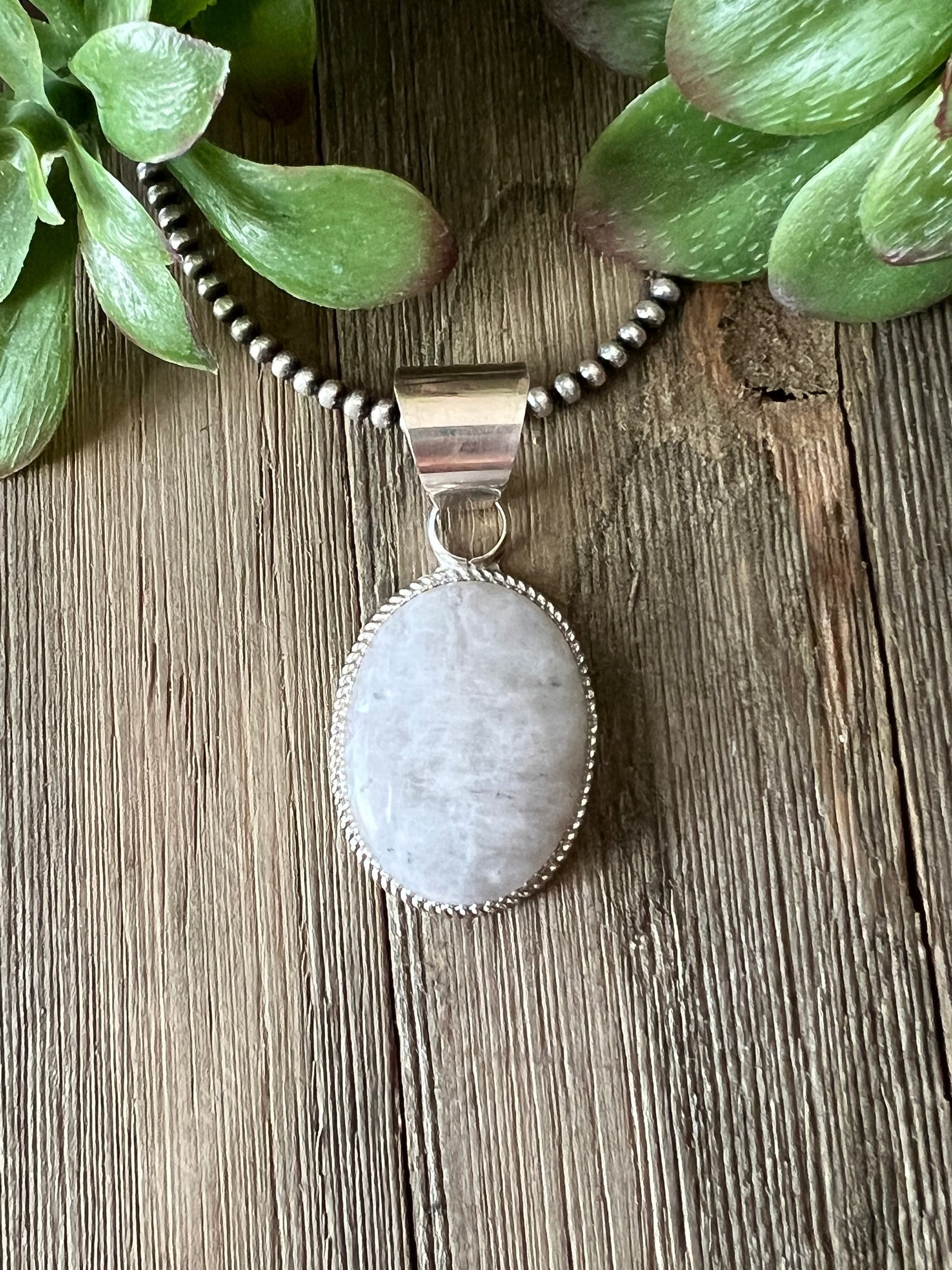 Reda Galvan Moonstone & Sterling Silver Pendant