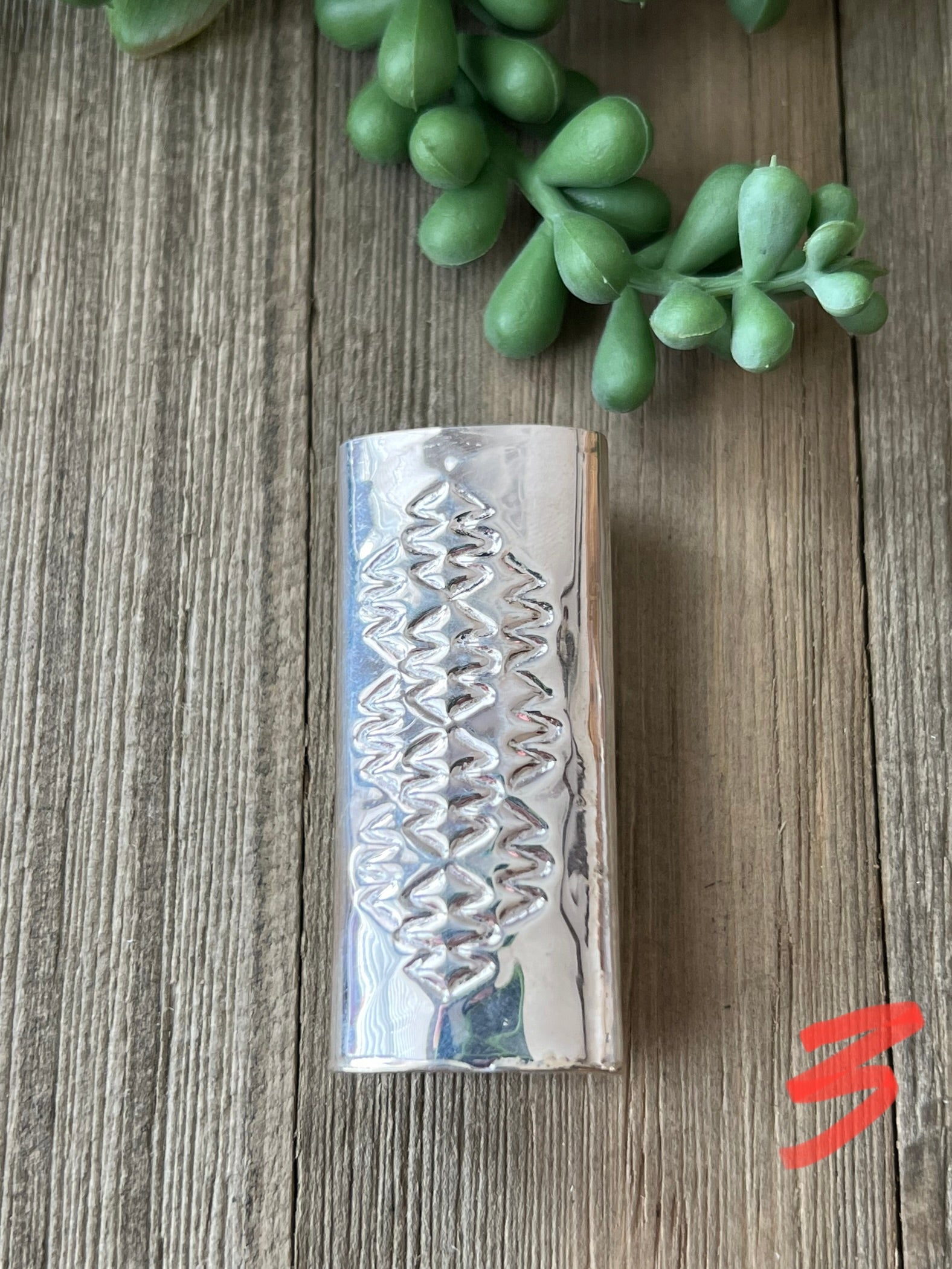 Navajo Made Sterling Silver Lighter Case.